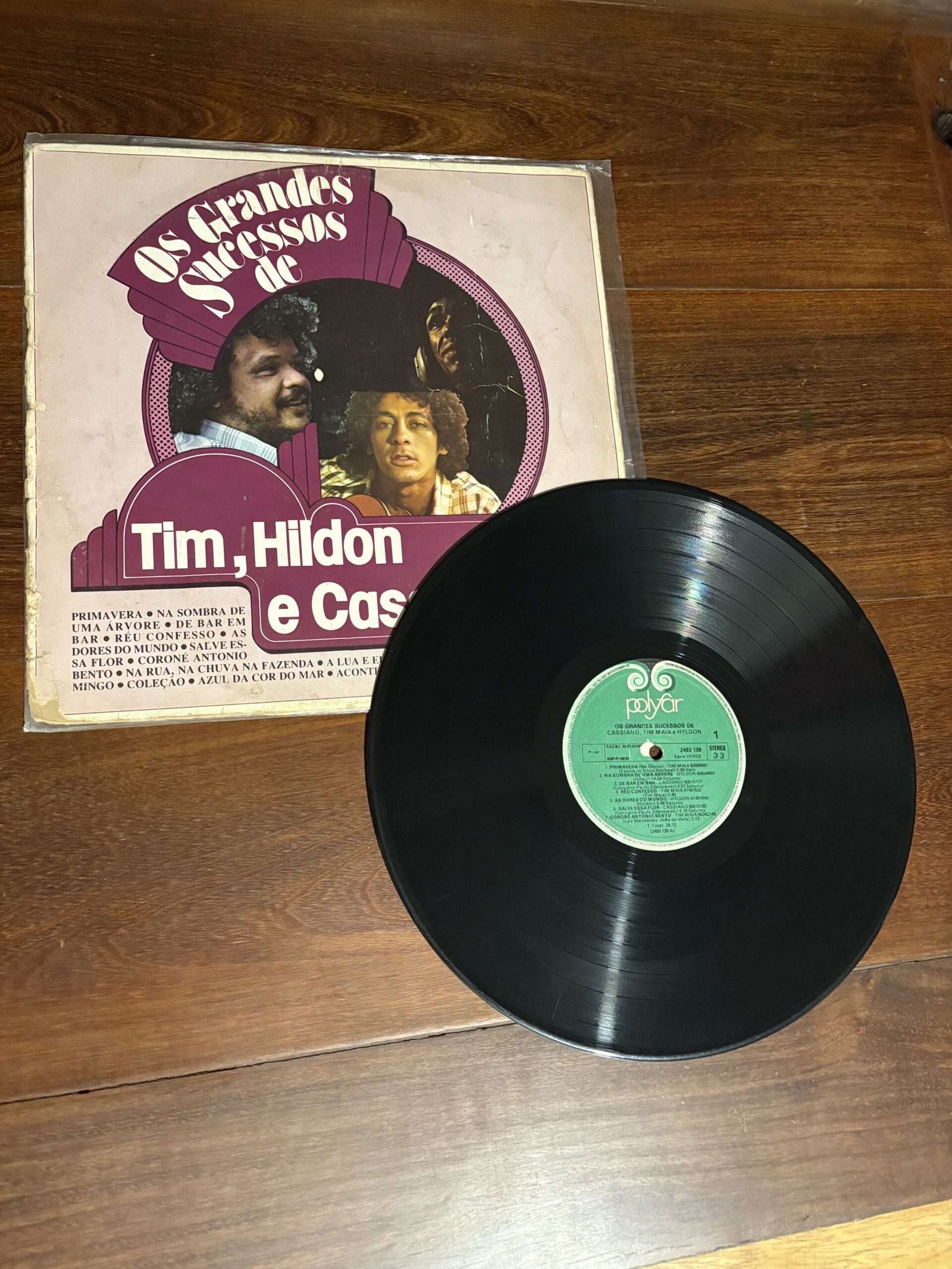 Lp Tim Maia, Hildon e Cassiano - Os Grandes Sucesso de Tim, Hildon e Cassiano (1980) - Imagem 3