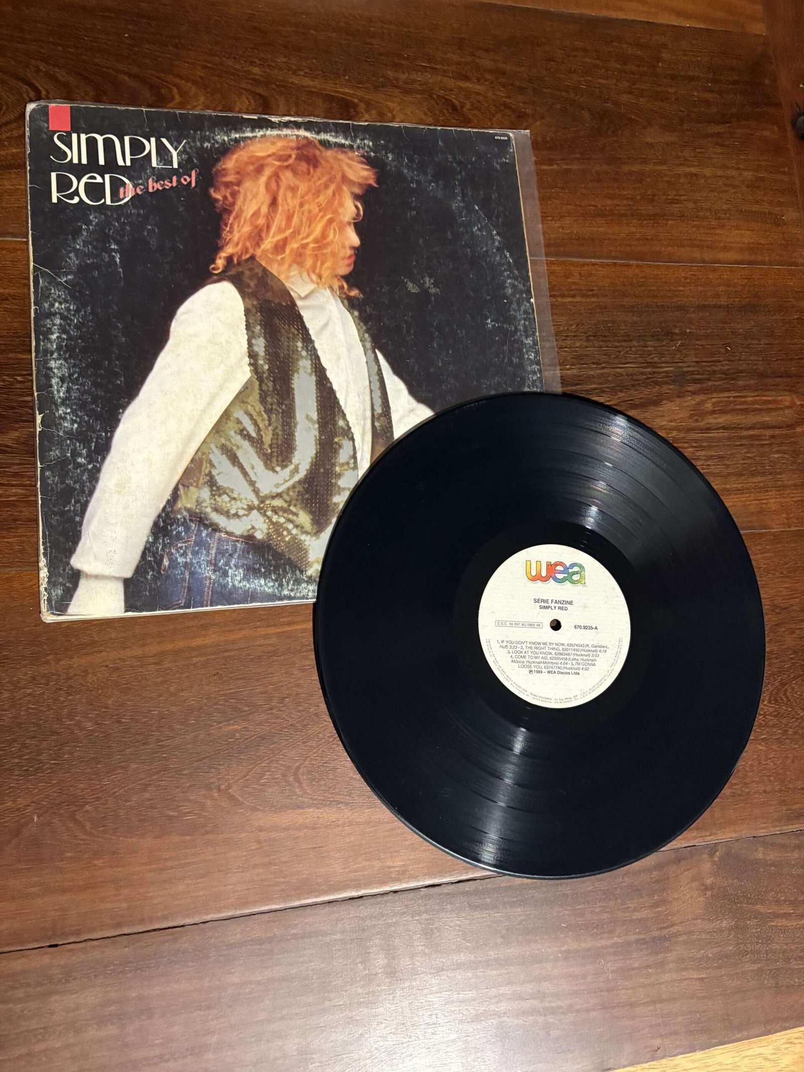 Lp Simply Red - The Best Of Simple Red (1989) - Imagem 3