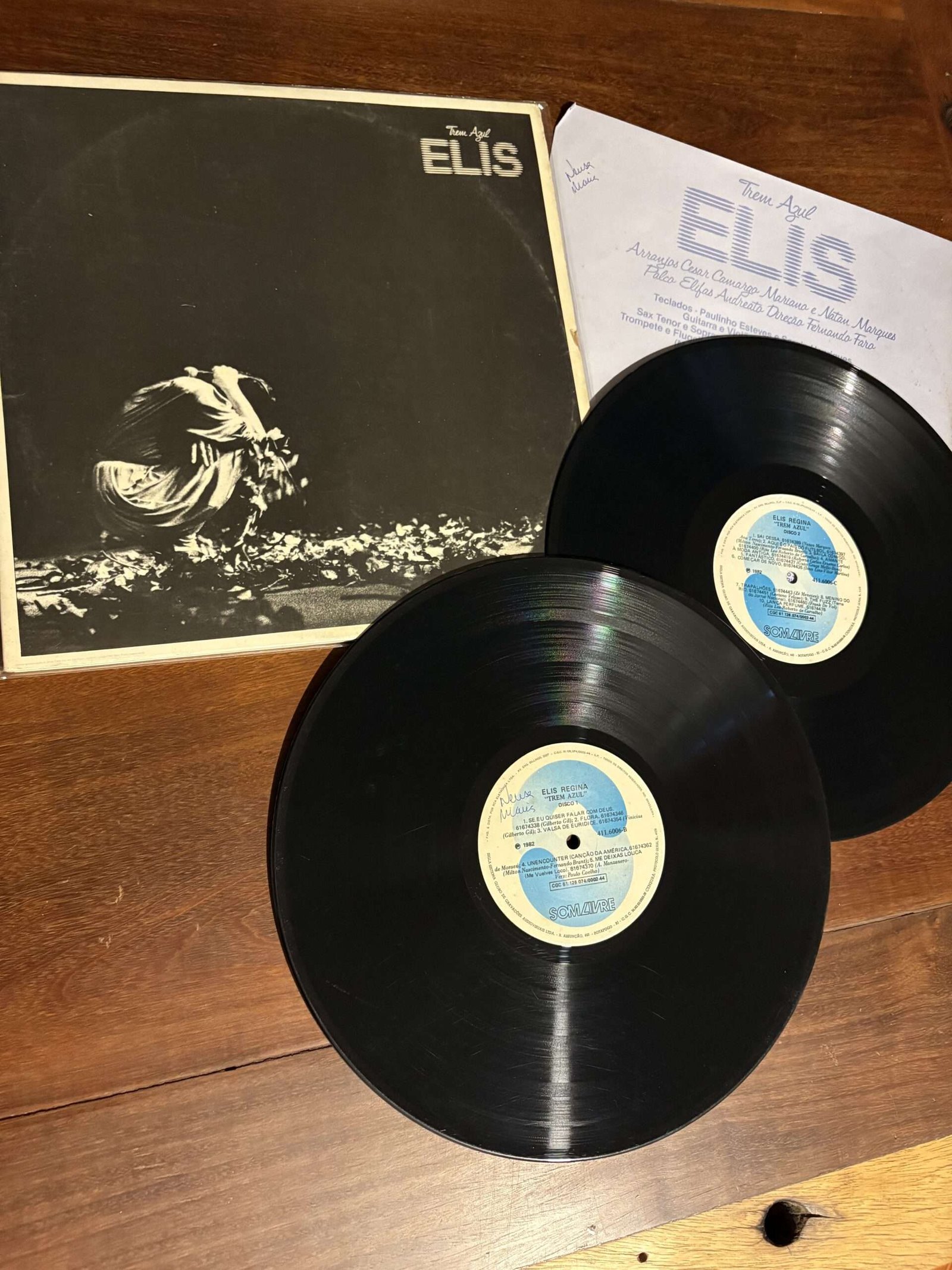 Lp Elis Regina - O Trem Azul (1982) Duplo - Imagem 4