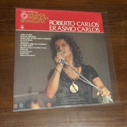 Lp Roberto Carlos e Erasmo Carlos - Nova História da Música Popular Brasileira (1978) 10 polegadas