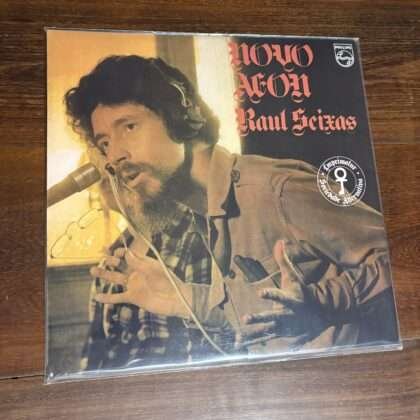 Lp Raul Seixas - Novo Aeon (1975) Lacrado Vinil Amarelo Translúcido