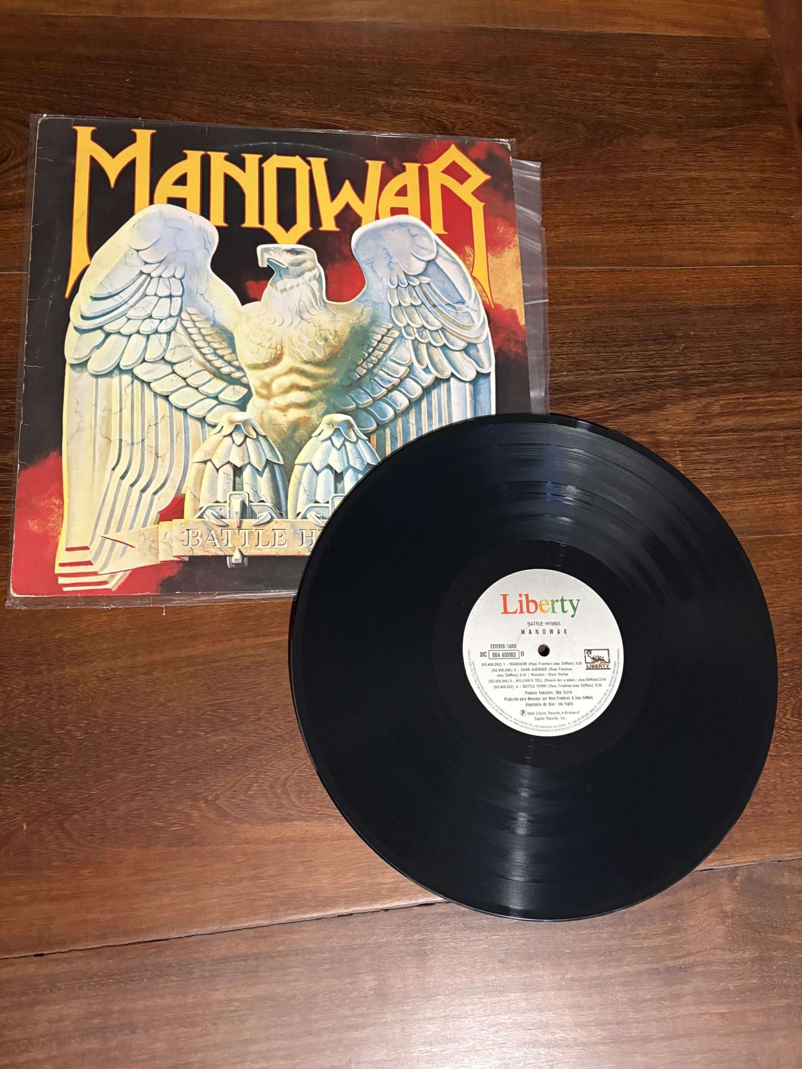 Lp Manowar - Battle Hymns (1982) - Imagem 3