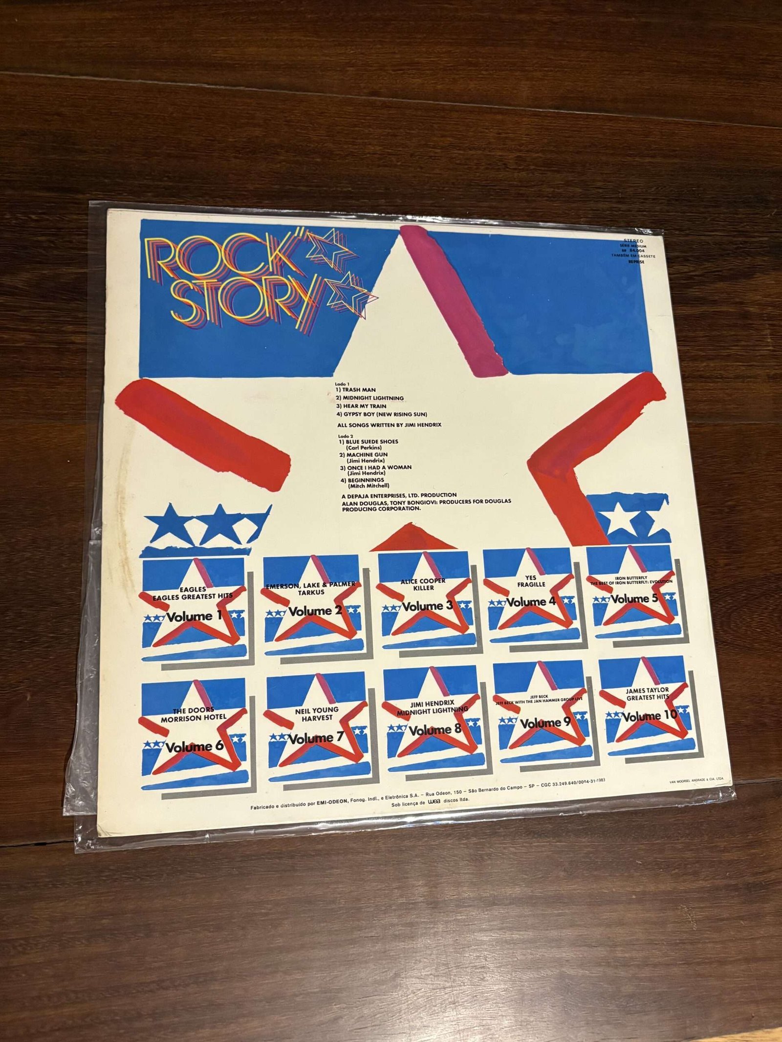 Lp Jimi Hendrix - Greatest Hits Rock Story (1983) - Imagem 2