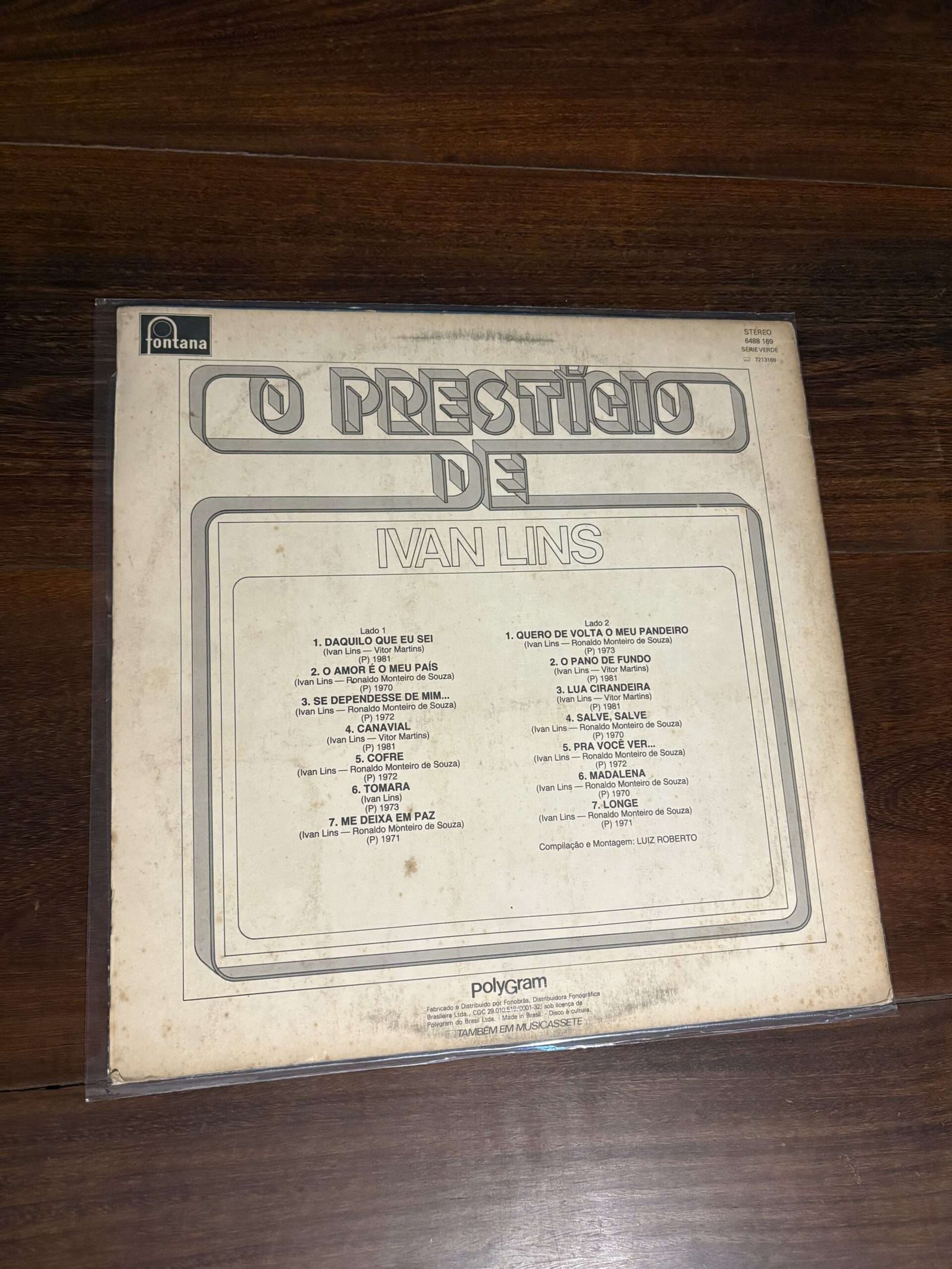 Lp Ivan Lins - O Prestígio de Ivan Lins (1982) - Imagem 2