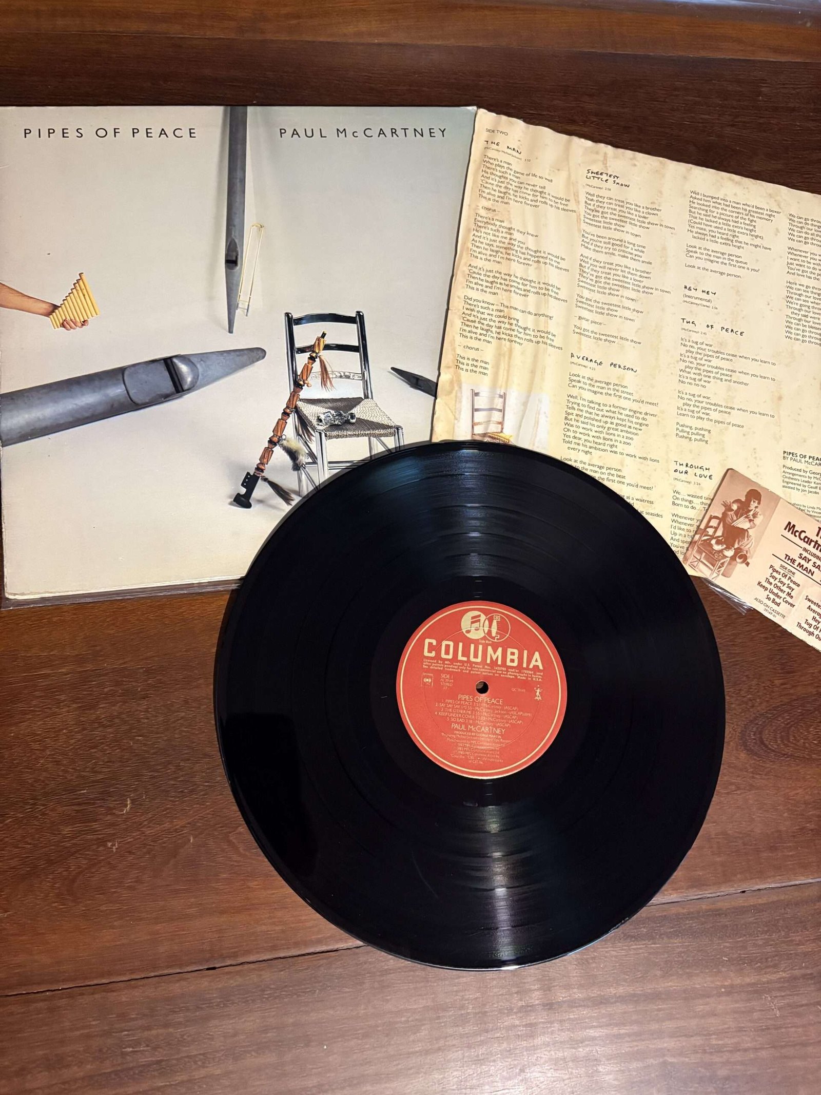 Lp Paul McCartney - Pipes Of Peace (1983) - Imagem 4