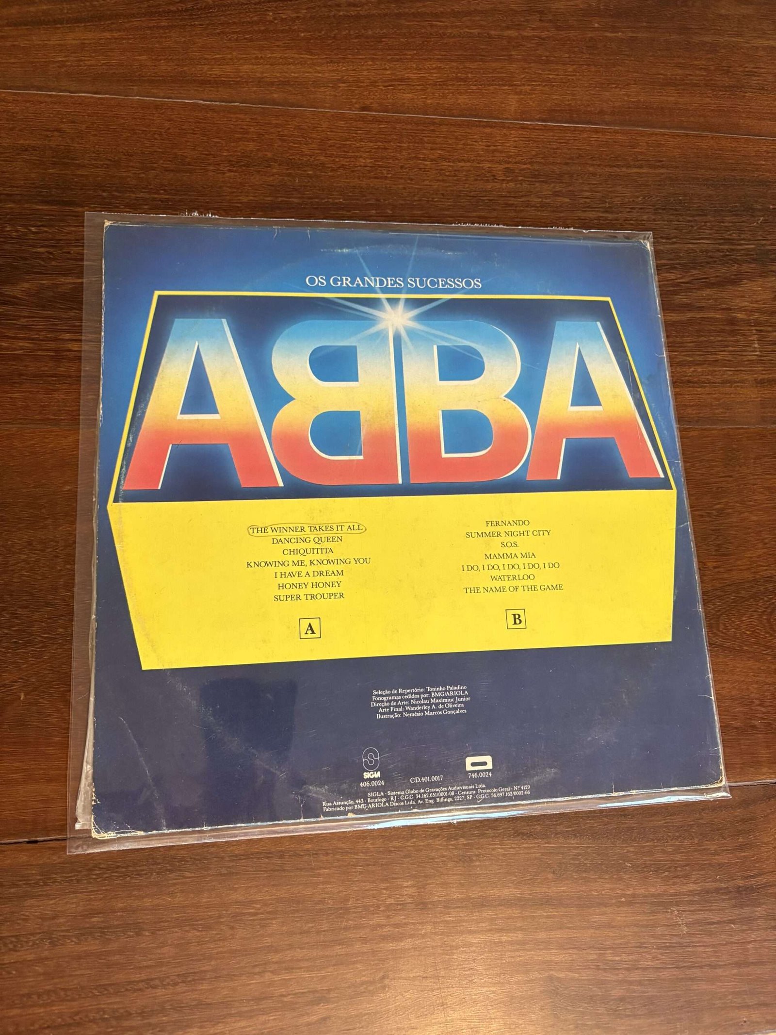 Lp Abba - Os Grandes Sucessos de Abba (1988) - Imagem 2