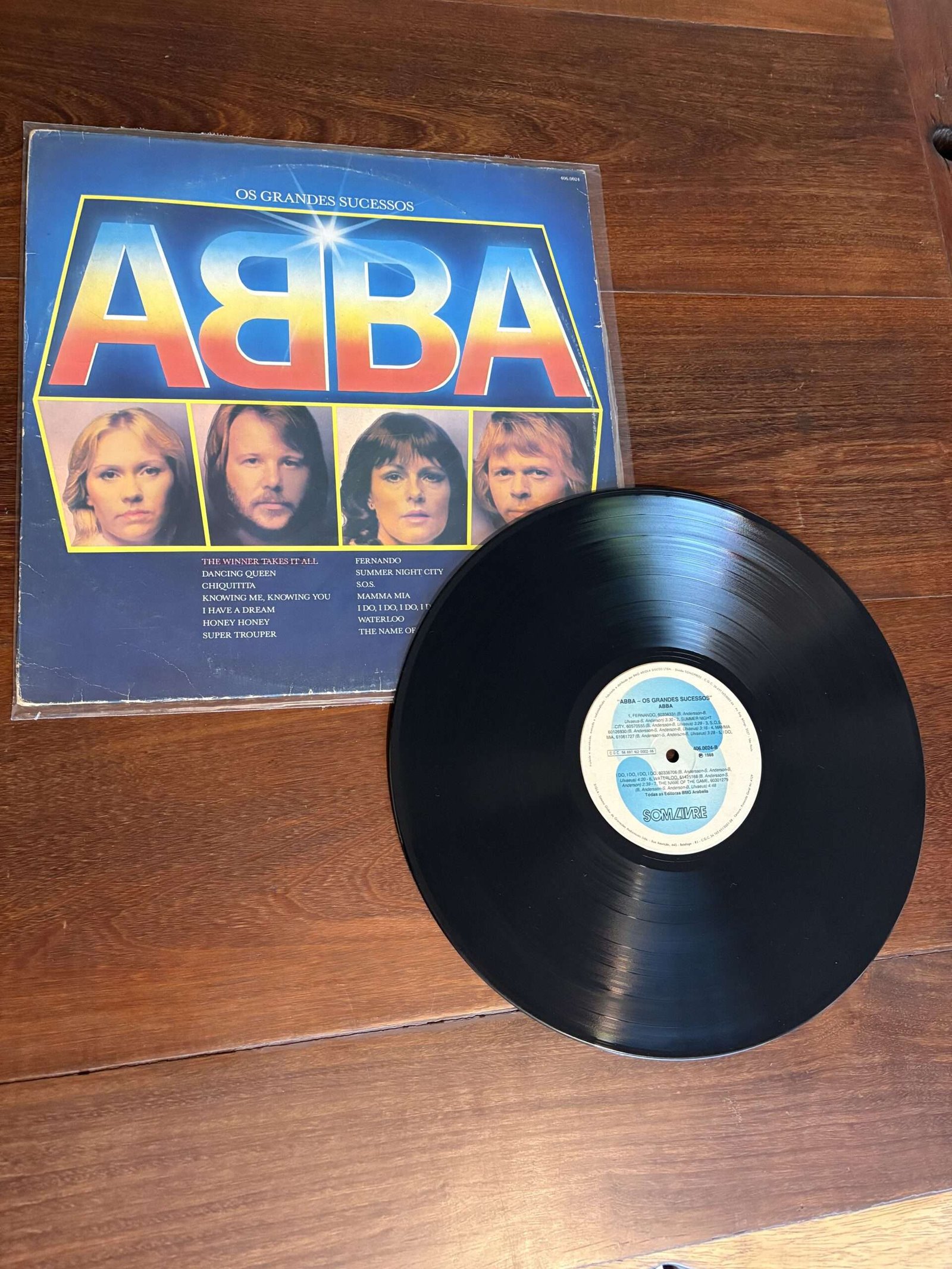 Lp Abba - Os Grandes Sucessos de Abba (1988) - Imagem 3