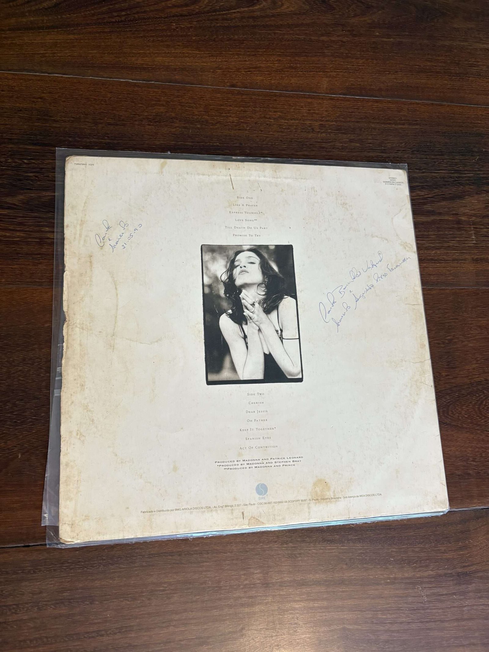 Lp Madonna - Like a Prayer (1989) - Imagem 2