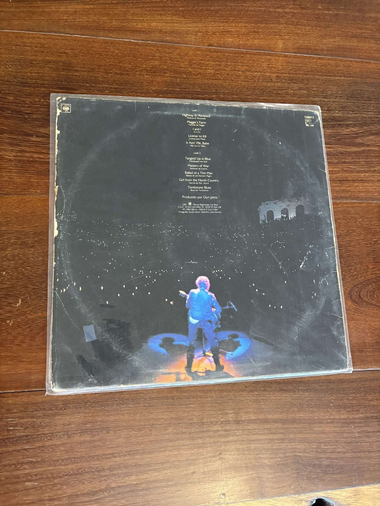 Lp Bob Dylan - Real Live (1984) - Imagem 2