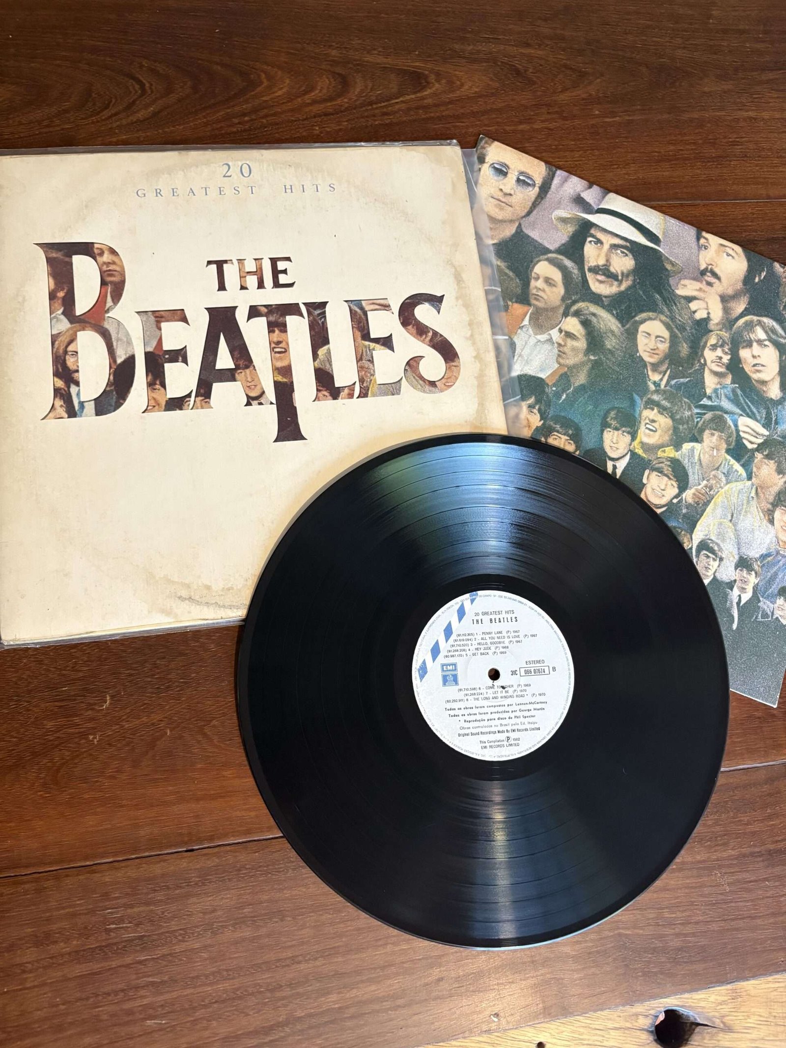 Lp The Beatles - 20 Greatest Hits (1982) - Imagem 3