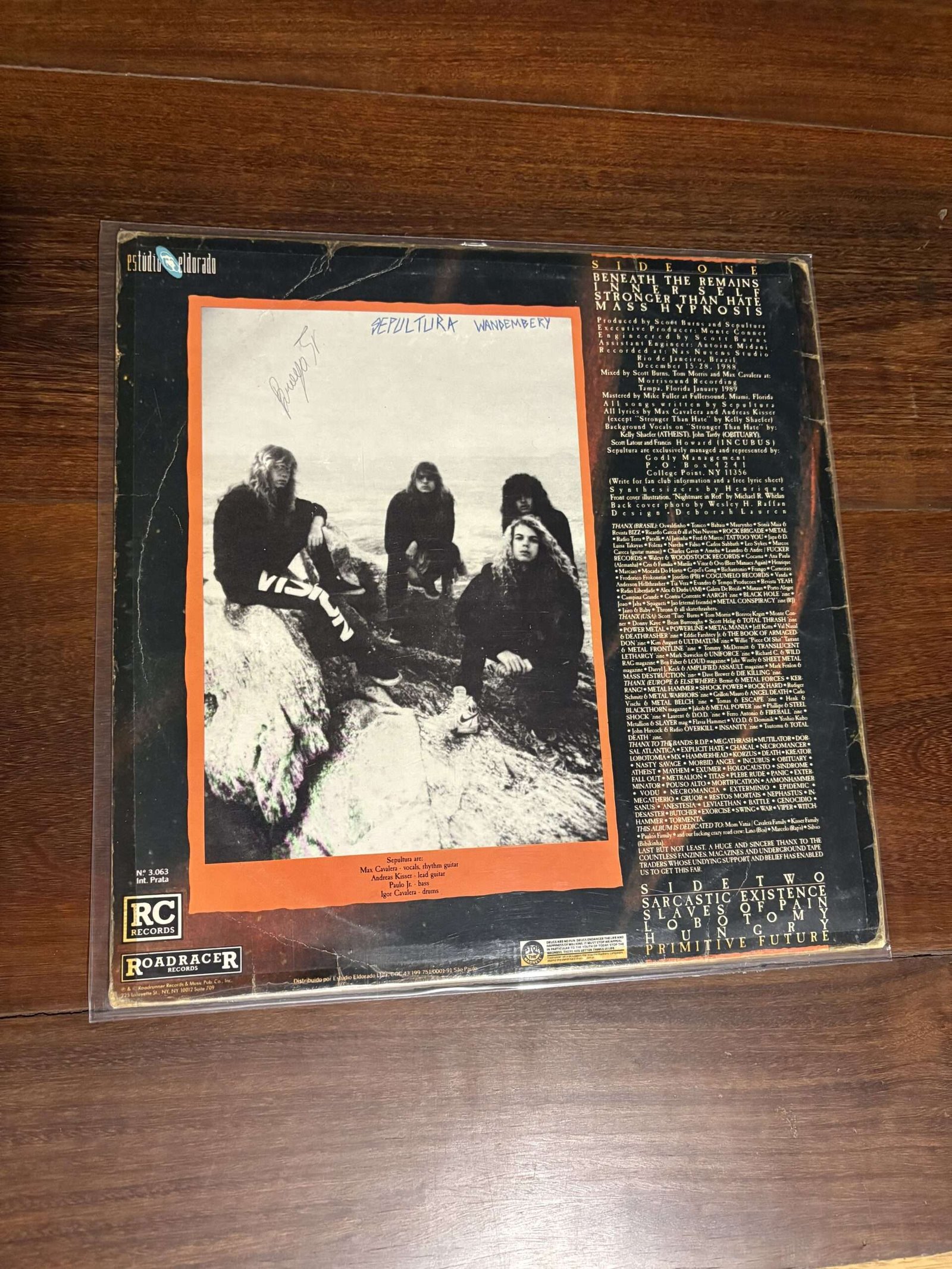 Lp Sepultura - Beneath the Remains (1989) - Imagem 2