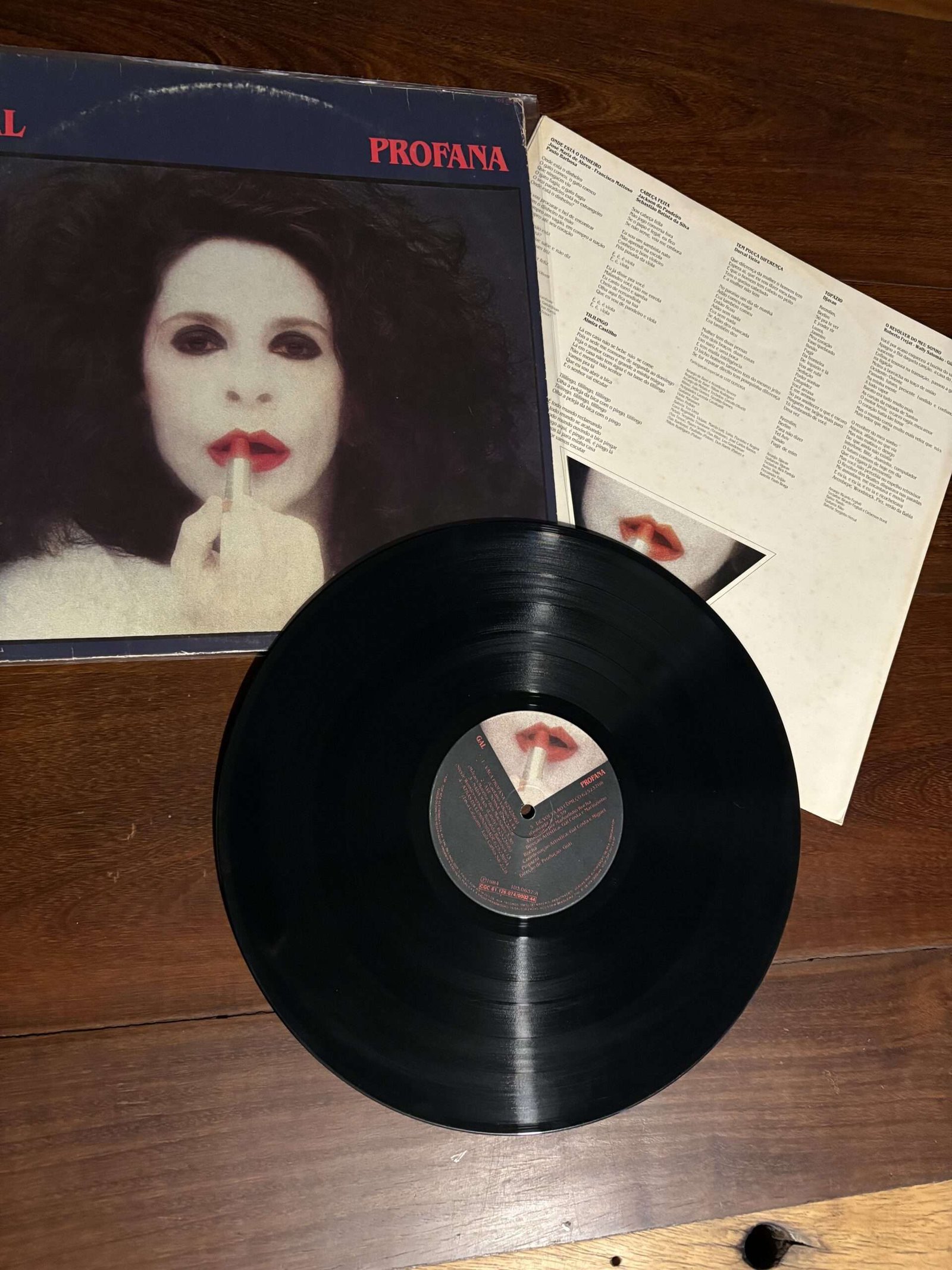 Lp Gal Costa - Profana (1984) - Imagem 3