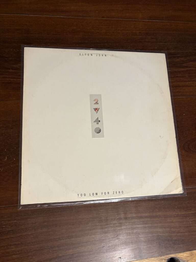 Lp Elton John - Too Low For Zero (1983)