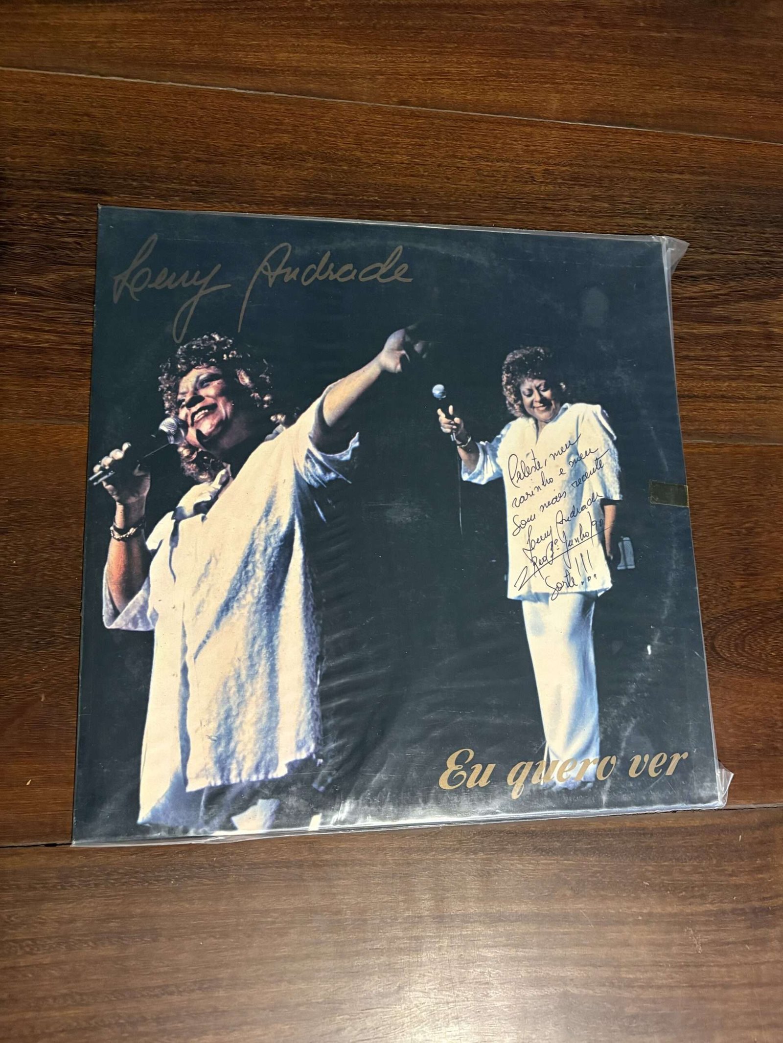 Lp Leny Andrade - Eu quero ver (1990) Autografado