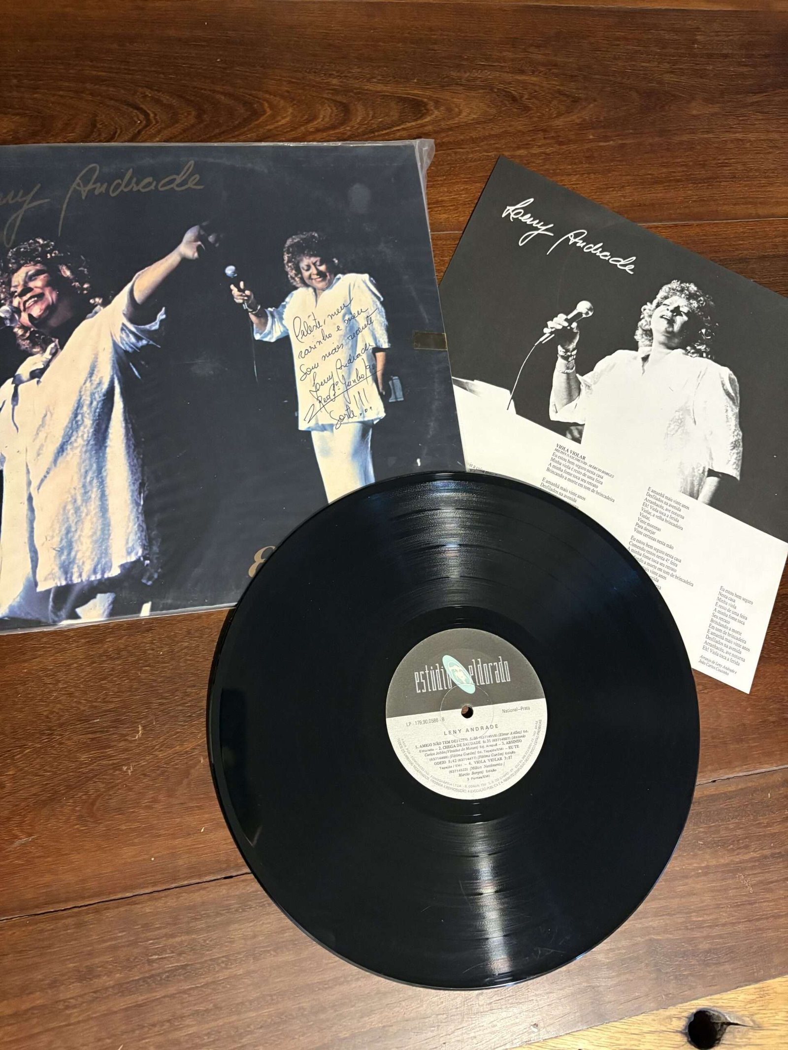 Lp Leny Andrade - Eu quero ver (1990) Autografado - Imagem 3