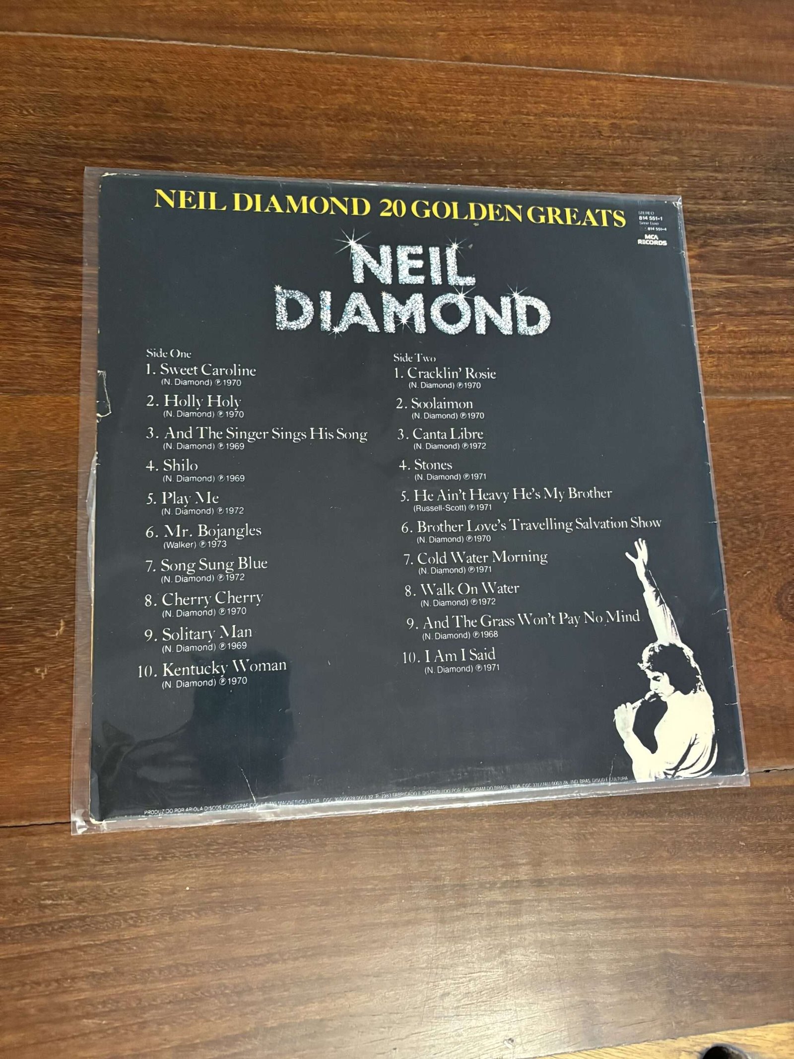 Lp Neil Diamond - 20 Golden Greats (1978) - Imagem 2