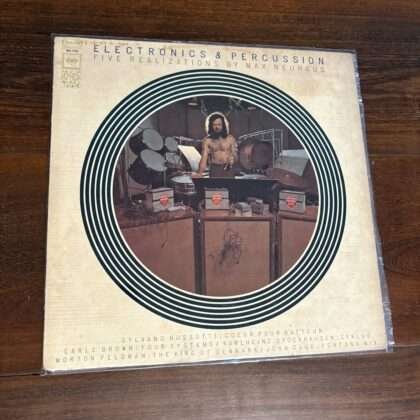 Lp Max Neuhaus - Electronics & Percussion (Five Realizations By Max Neuhaus)