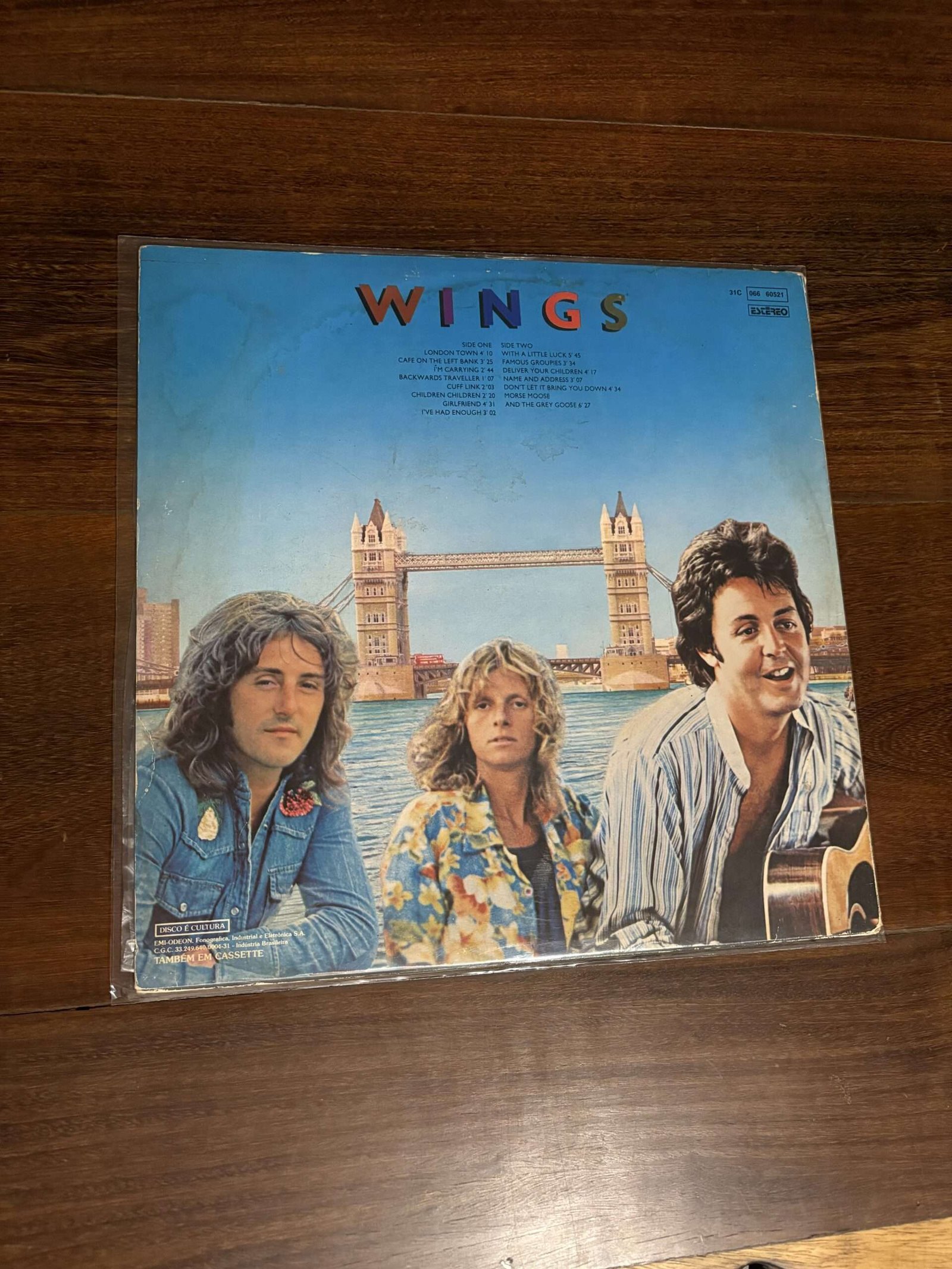 Lp Wings - London Town (1978) - Imagem 2