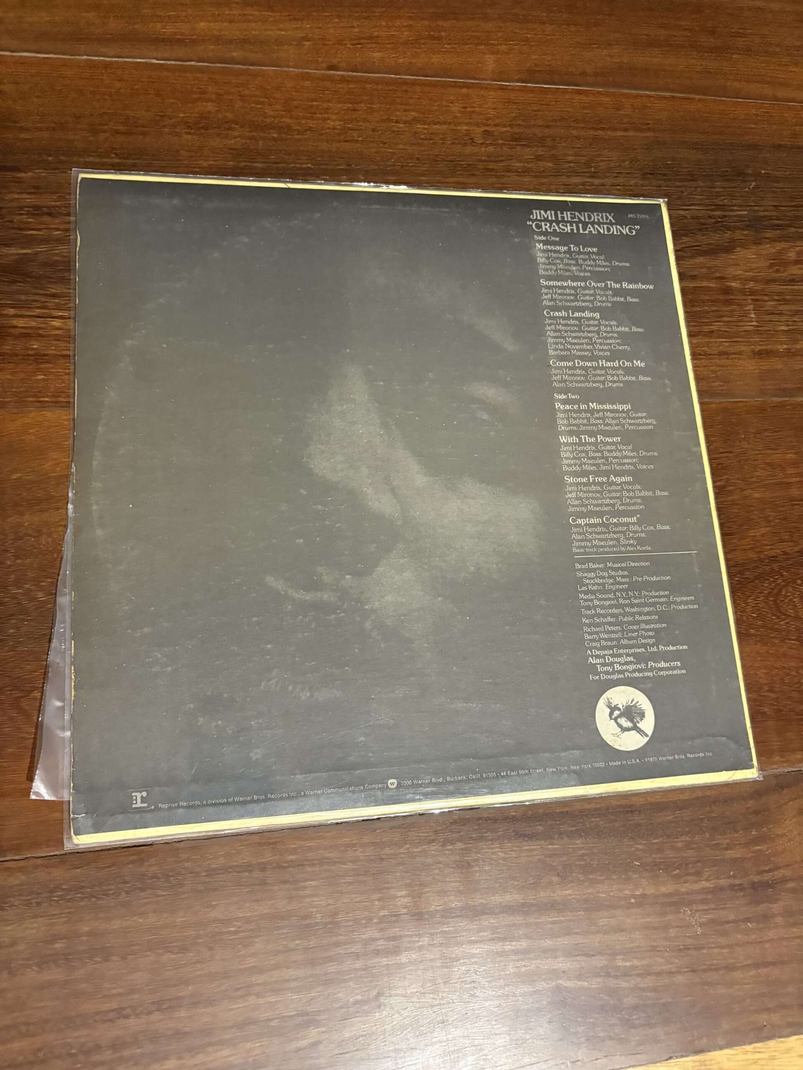 Lp Jimi Hendrix - Crash Landing (1975) - Imagem 2