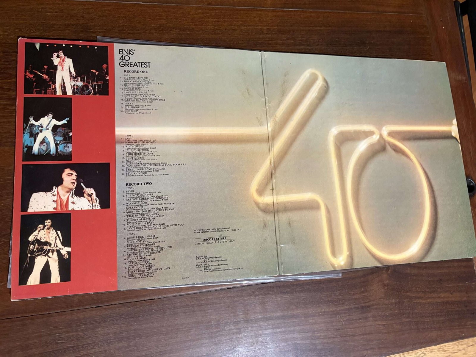 Lp Elvis Presley - Elvis' 40 Greatest (1974) Duplo - Imagem 3