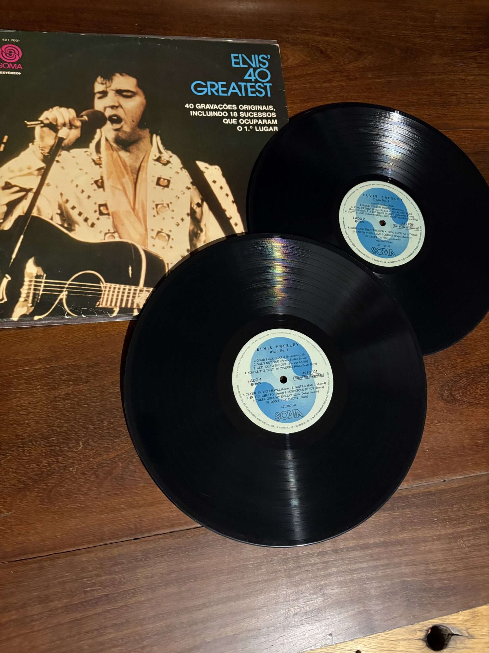 Lp Elvis Presley - Elvis' 40 Greatest (1974) Duplo - Imagem 4