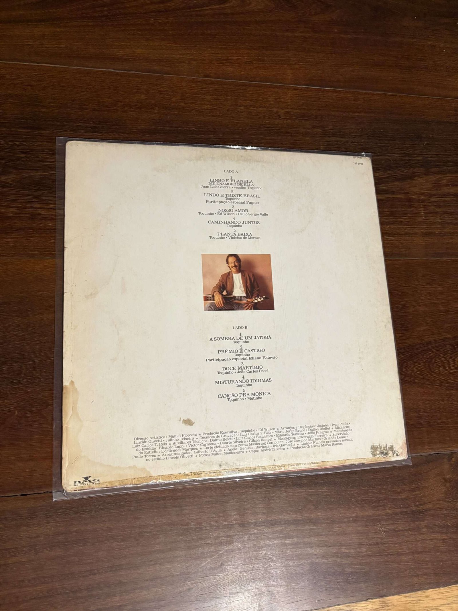 Lp Toquinho - A Sombra de um Jatobá (1988) - Imagem 2