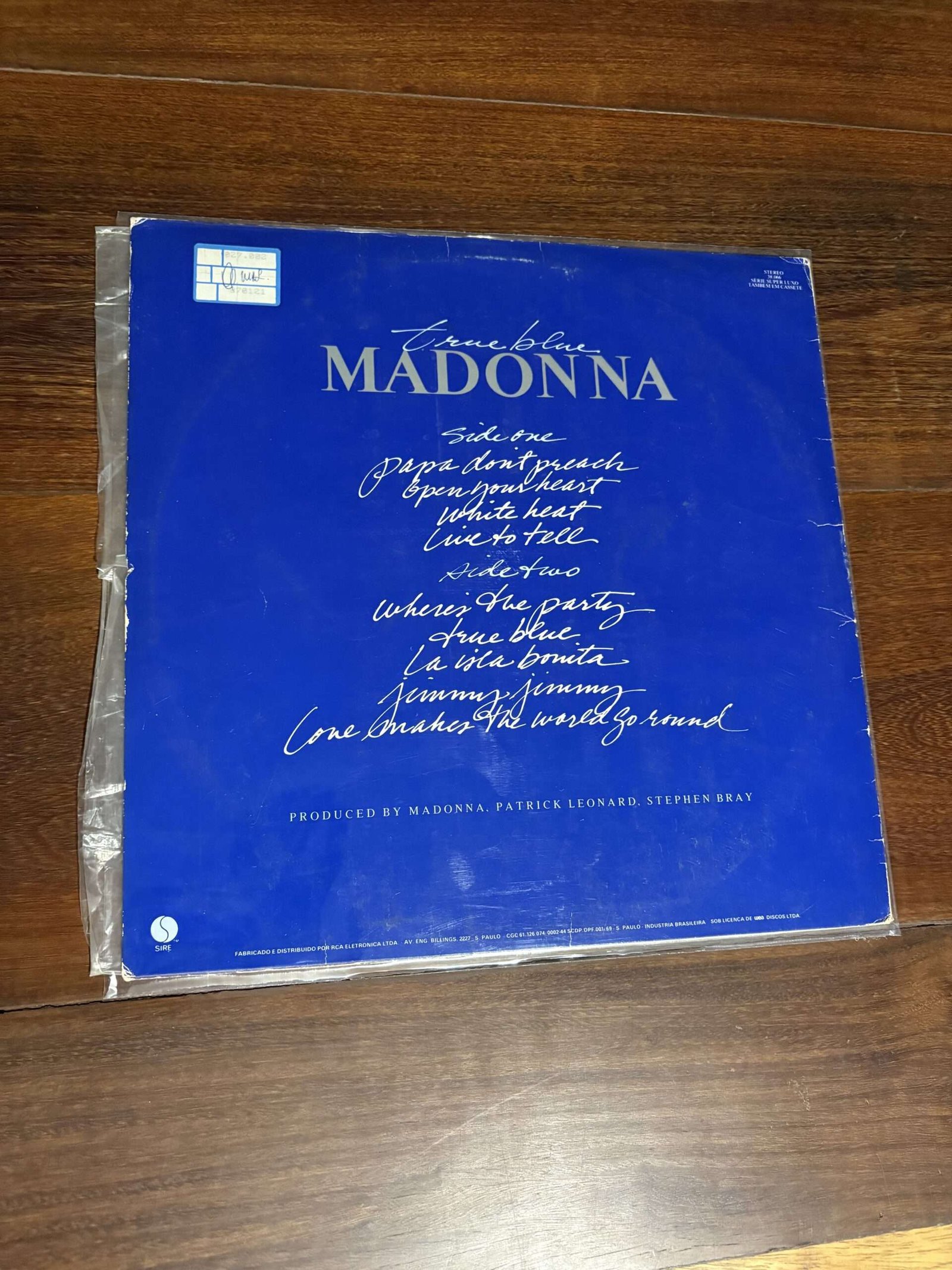 Lp Madonna - True Blue (1986) - Imagem 2
