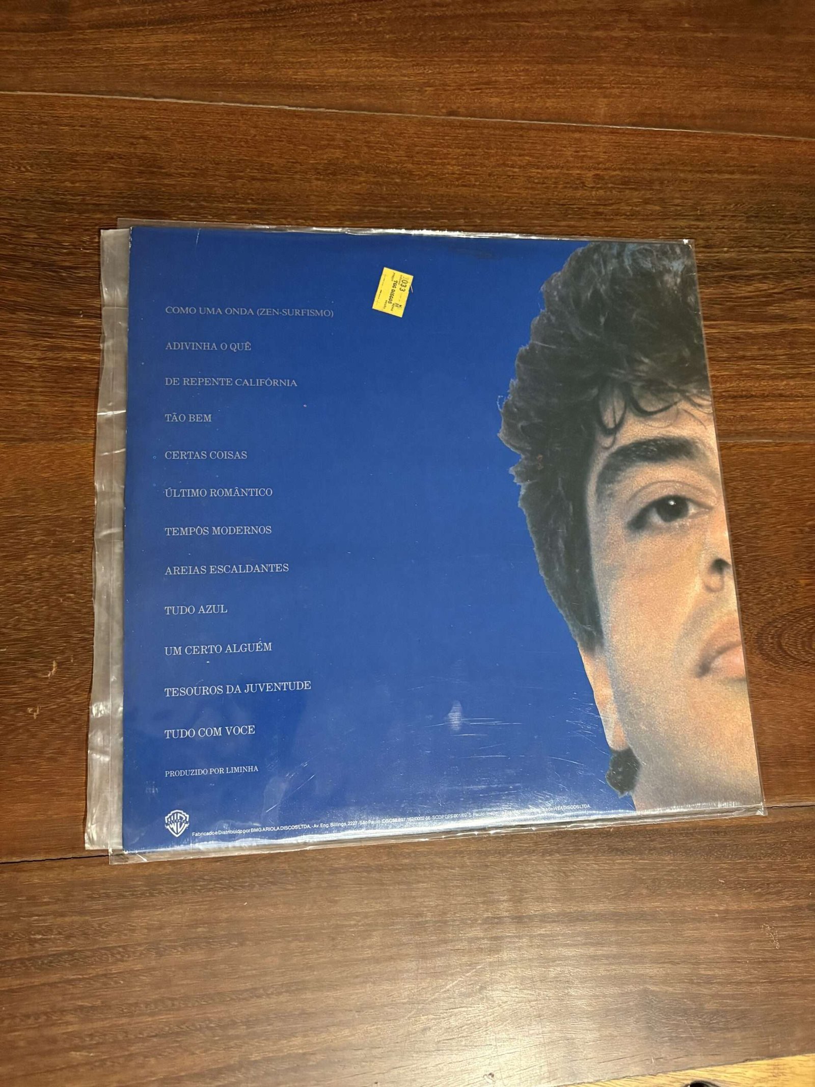 Lp Lulu Santos - Último Romântico (1987) - Imagem 2