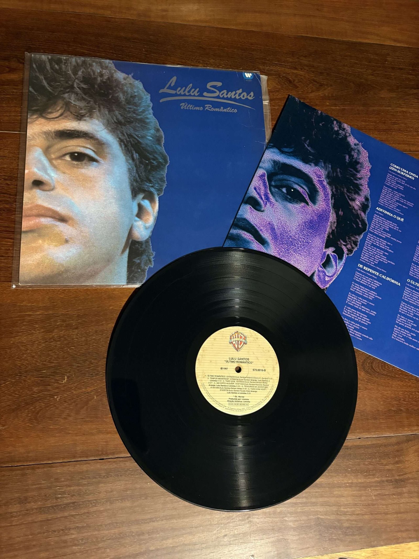 Lp Lulu Santos - Último Romântico (1987) - Imagem 3