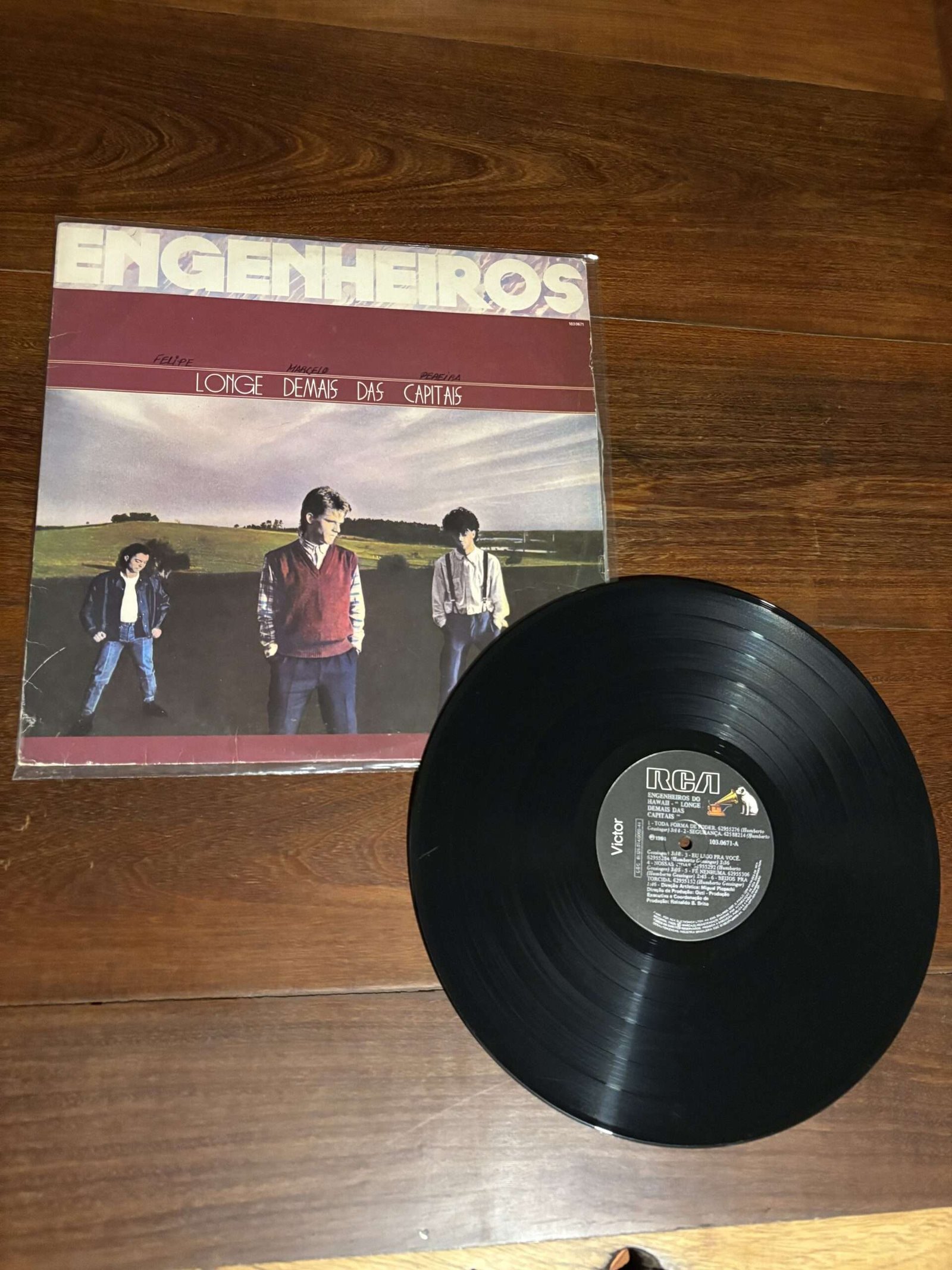 Lp Engenheiros do Hawaii - Longe Demais das Capitais (1986) - Imagem 3