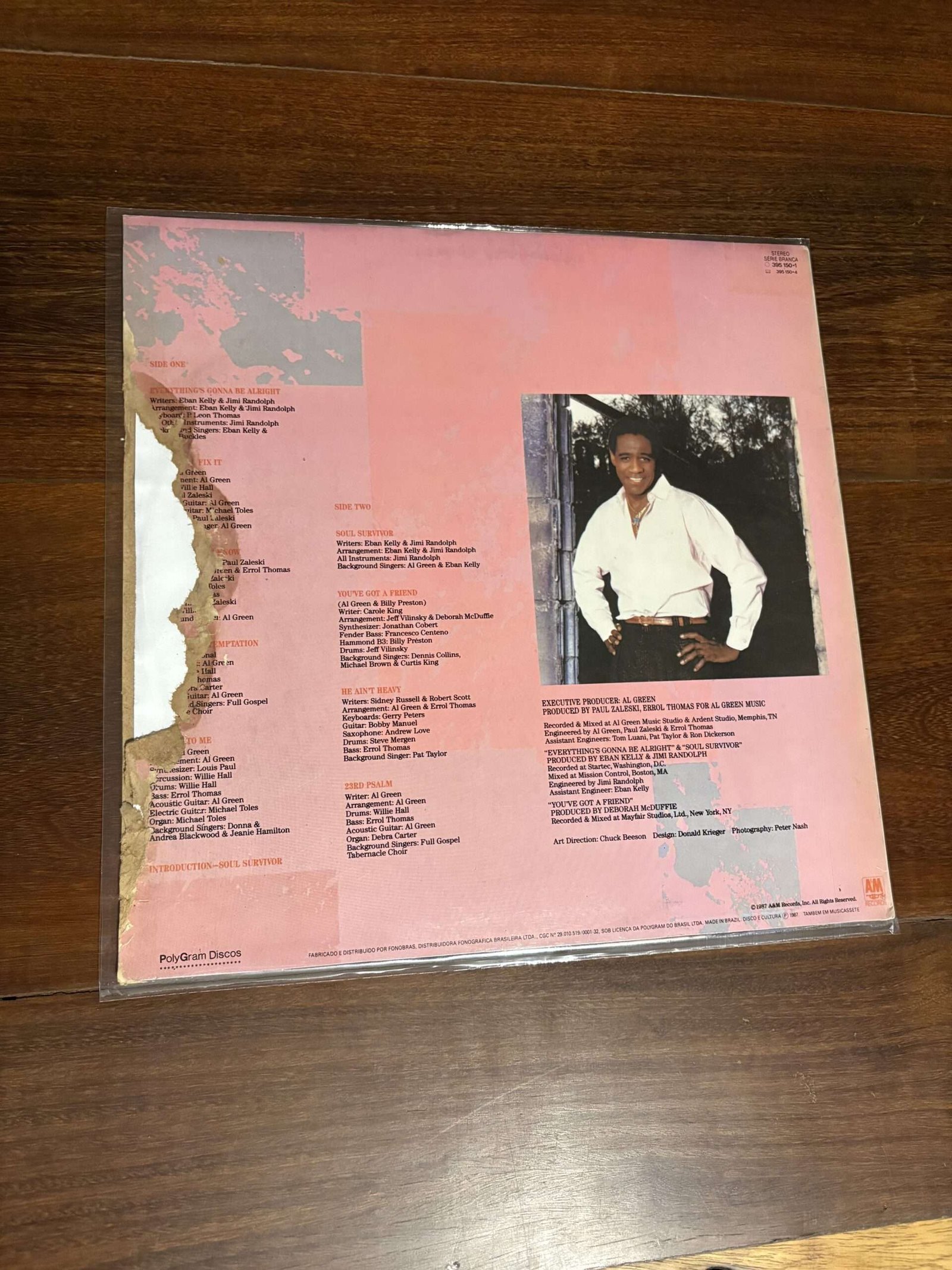 Lp Al Green - Soul Survivor (1987) - Imagem 2