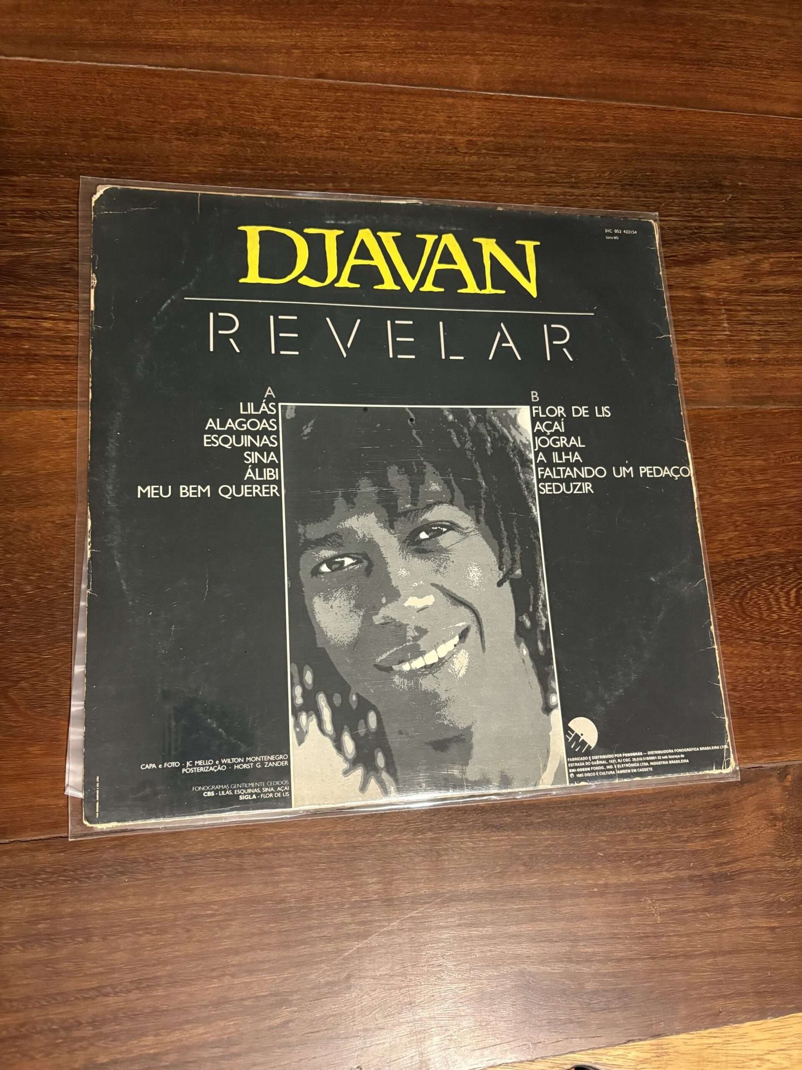 Lp Djavan - Revelar (1985) - Imagem 2