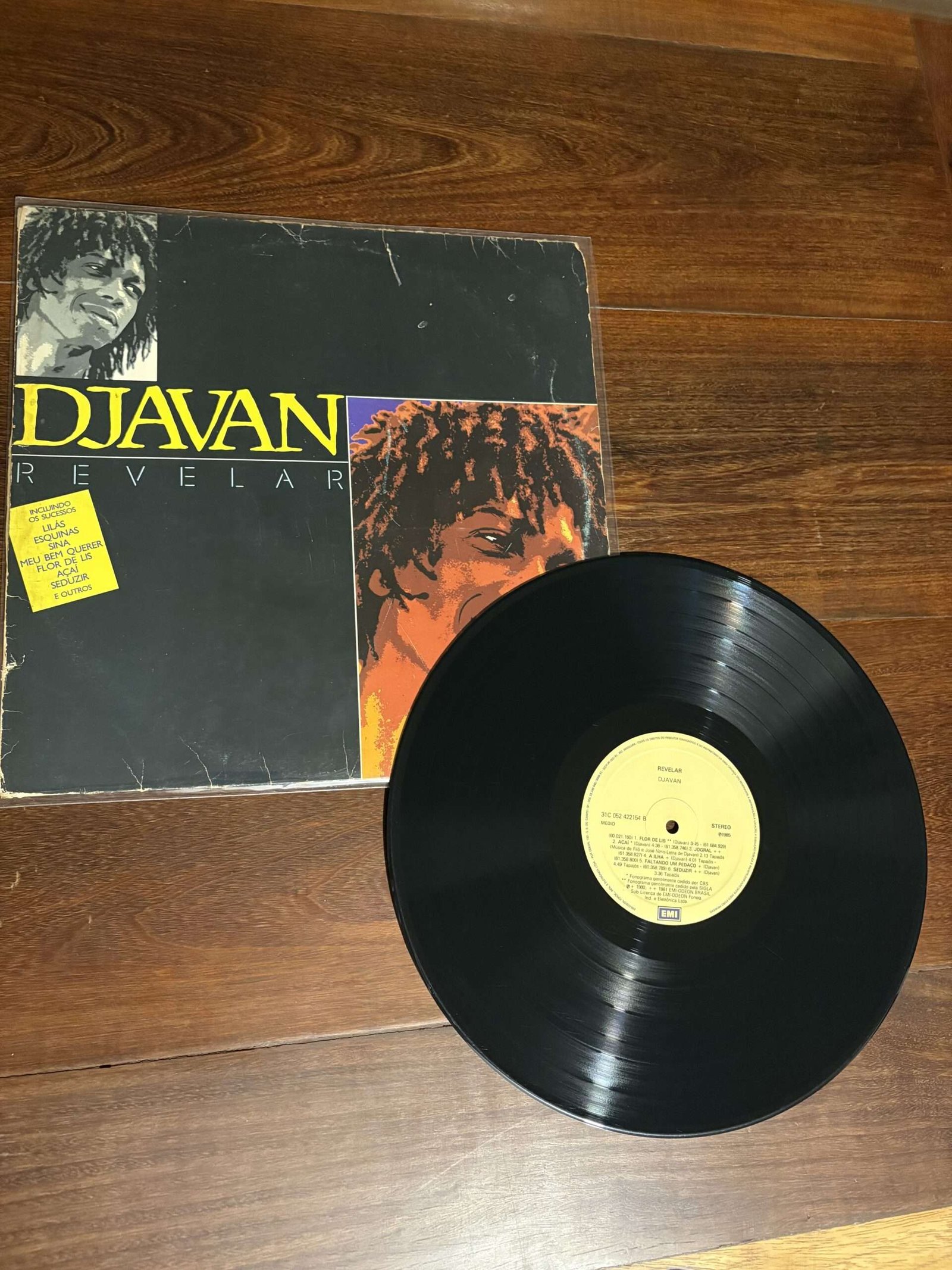 Lp Djavan - Revelar (1985) - Imagem 3