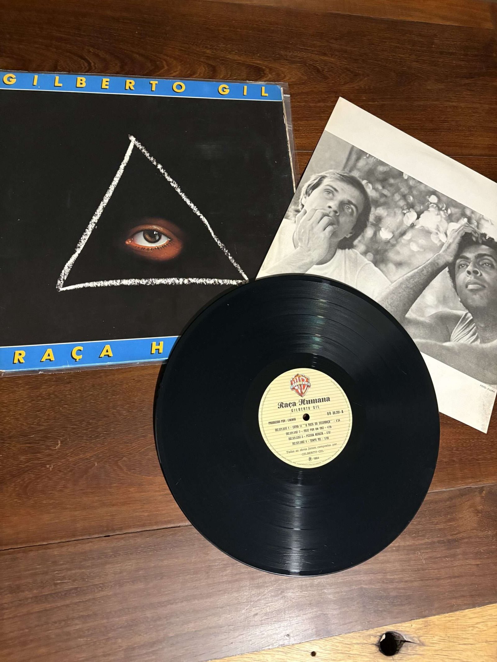 Lp Gilberto Gil - Raça Humana (1984) - Imagem 3
