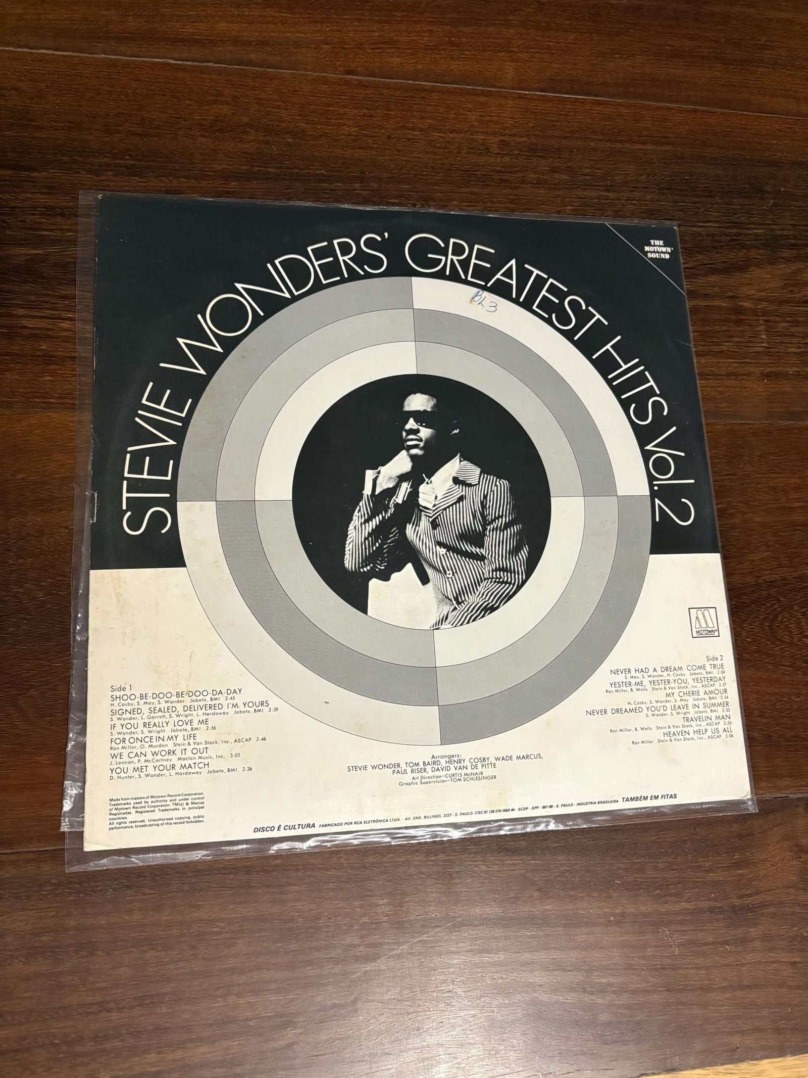 Lp Stevie Wonder - Stevie Wonder's Greatest Hits Vol. 2 (1971) - Imagem 2