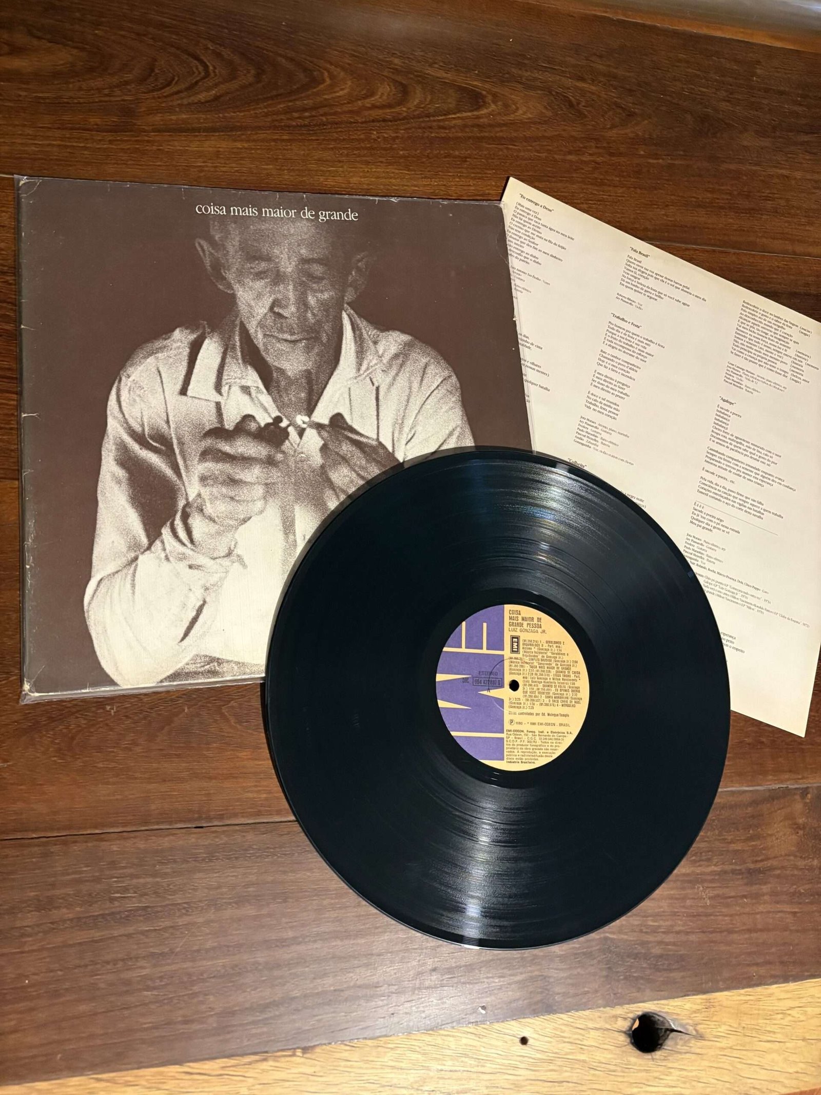 Lp Gonzaguinha - Coisa Mais Maior de Grande Pessoa (1981) - Imagem 4
