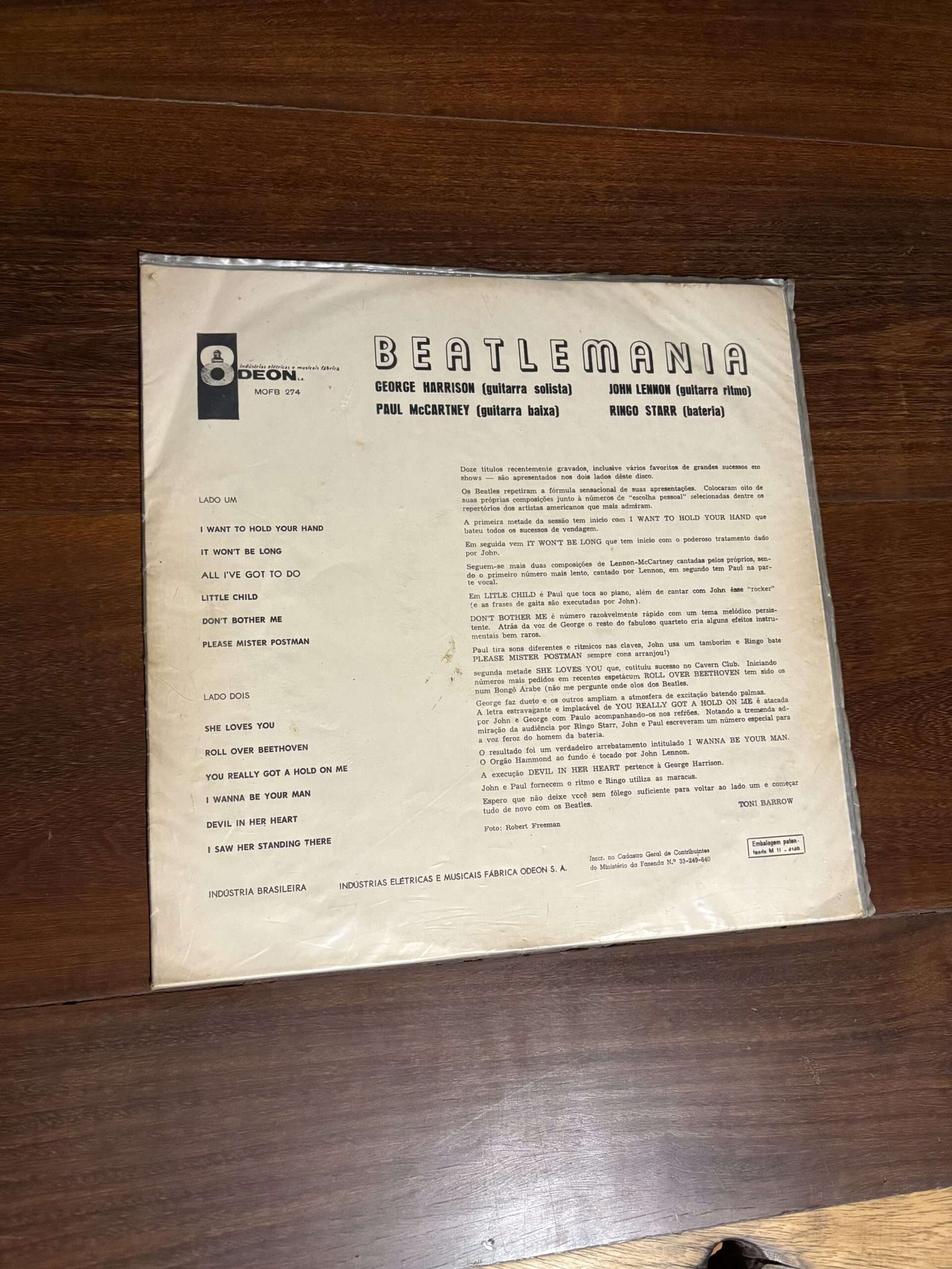 Lp The Beatles - Beatlemania (1964) - Imagem 2