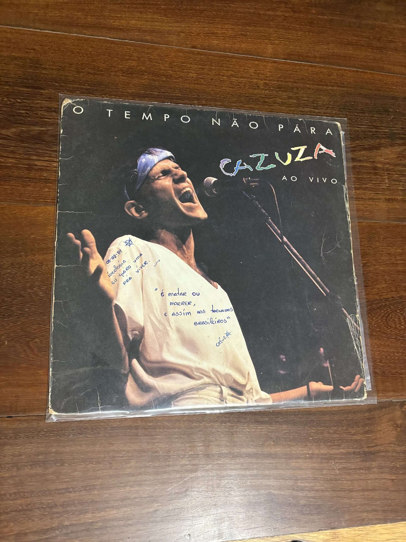 Lp Cazuza - O Tempo Não Para (1988)