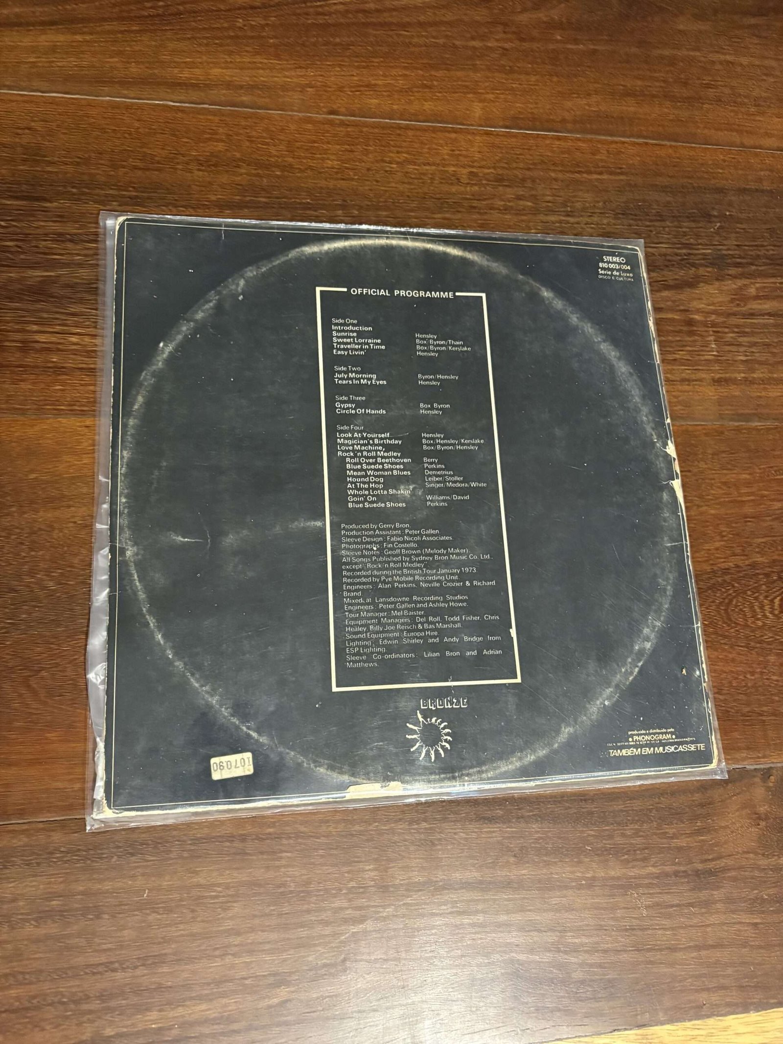 Lp Uriah Heep - Uriah Heep Live (1973) Duplo - Imagem 2