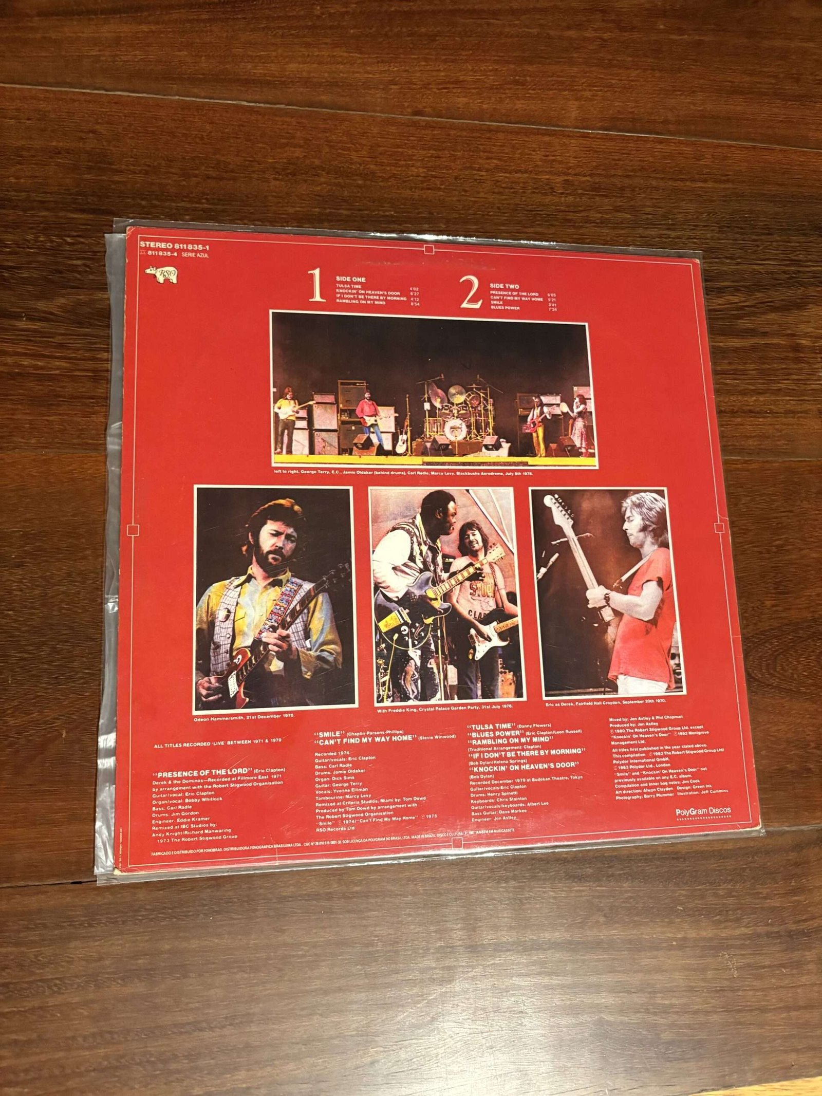 Lp Eric Clapton - Timepieces Vol. II Live In the Seventies (1983) - Imagem 3
