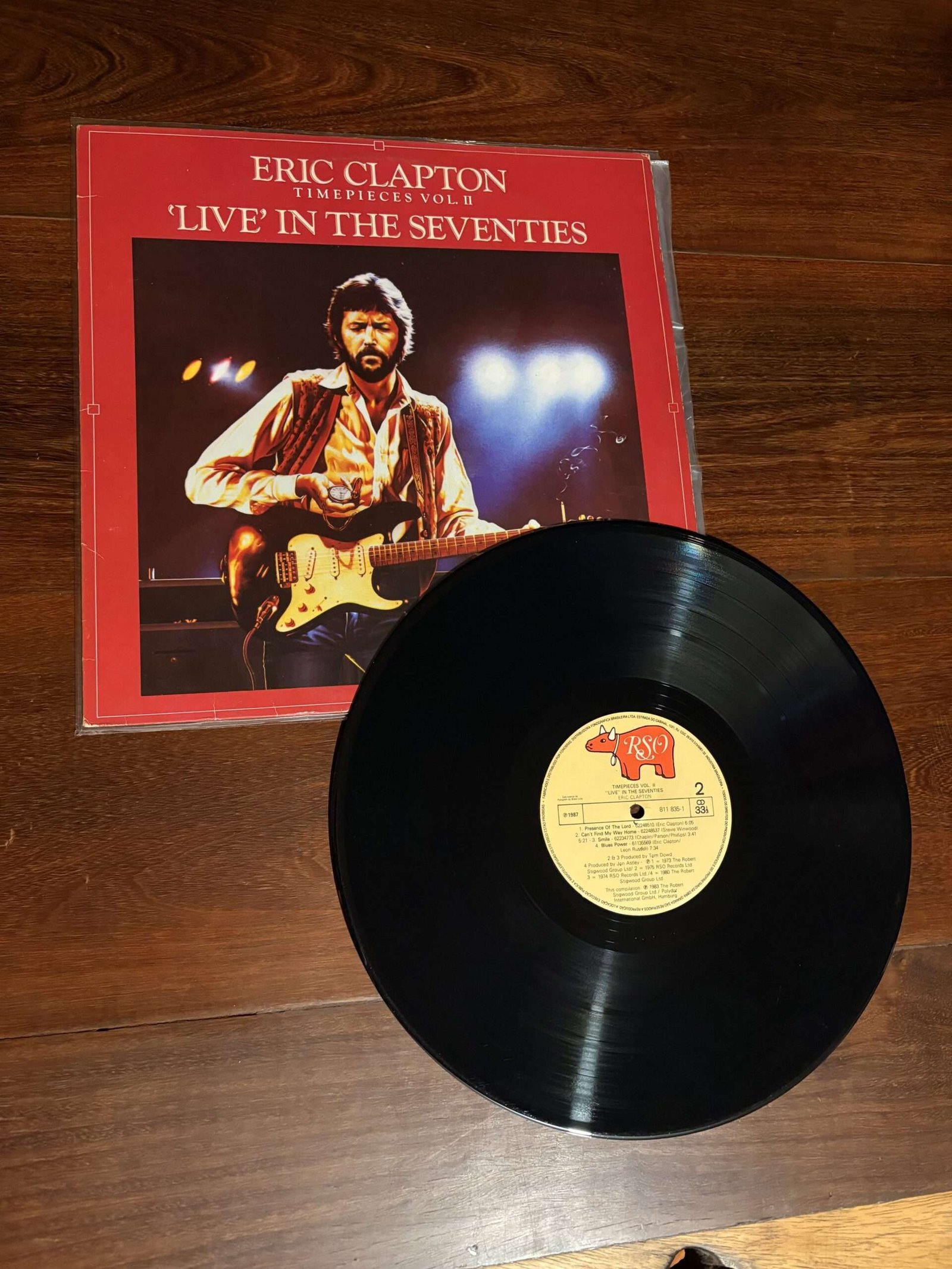 Lp Eric Clapton - Timepieces Vol. II Live In the Seventies (1983) - Imagem 2