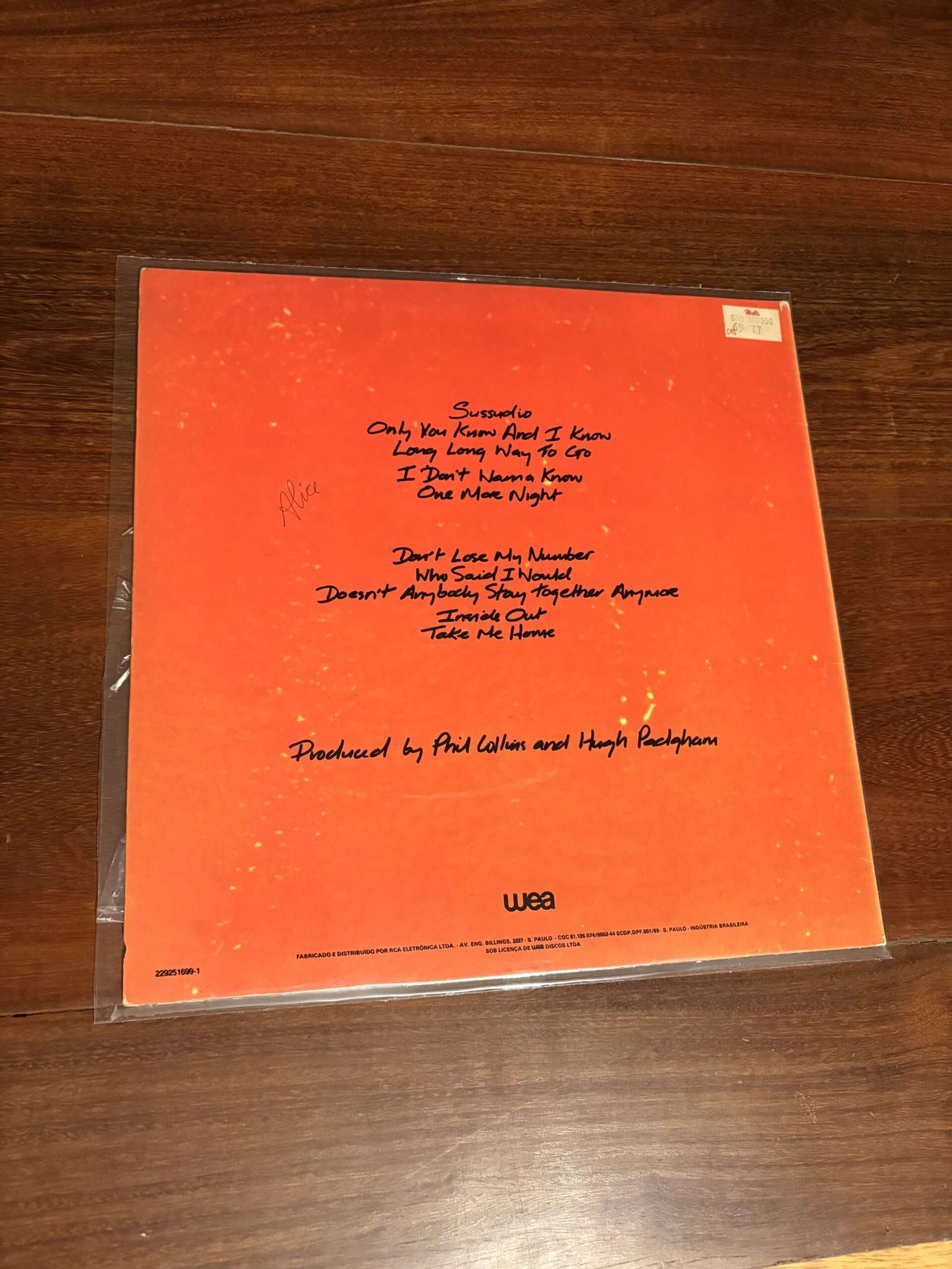 Lp Phil Collins - No Jacket Required (1985) - Imagem 2