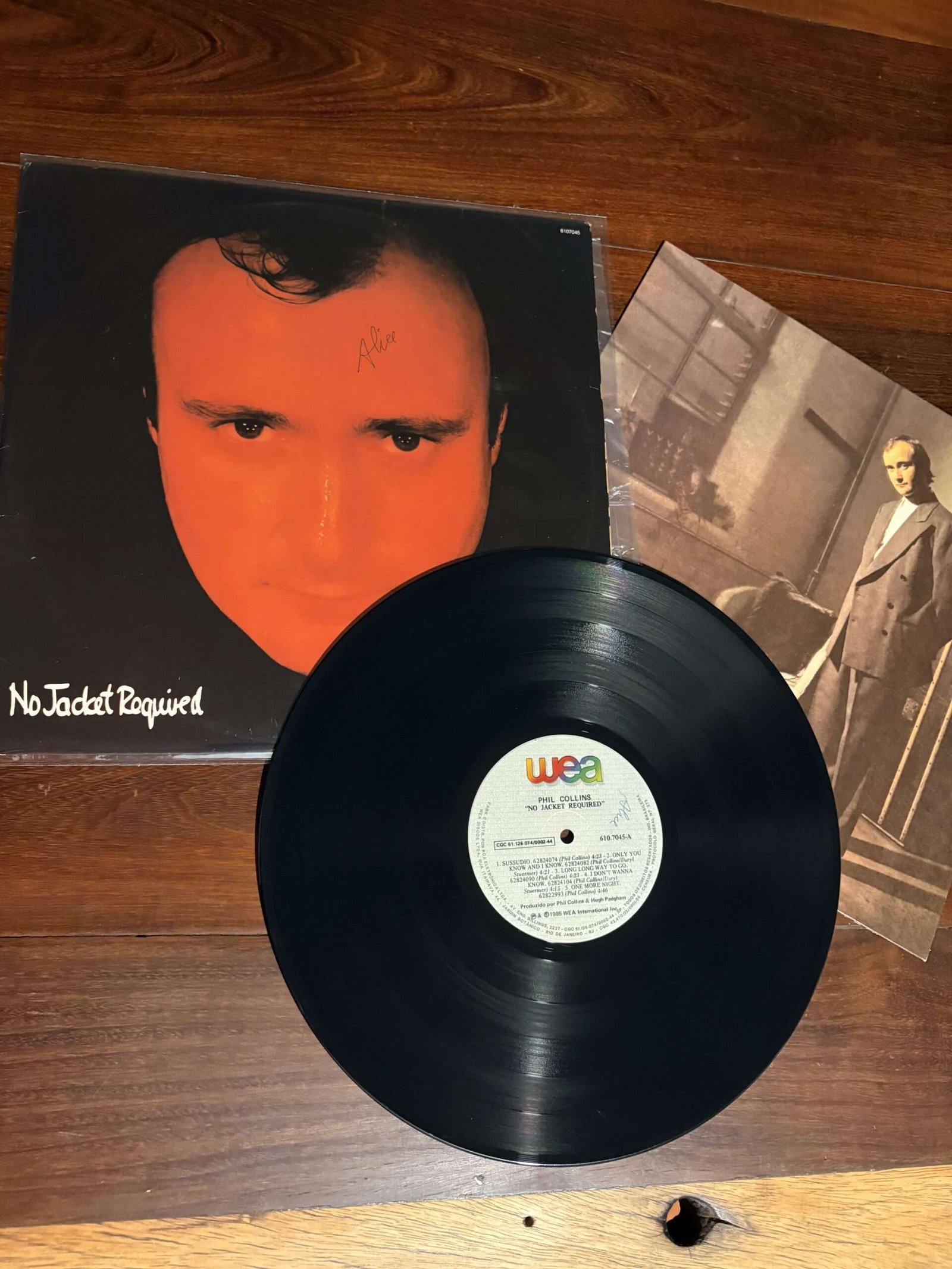 Lp Phil Collins - No Jacket Required (1985) - Imagem 3