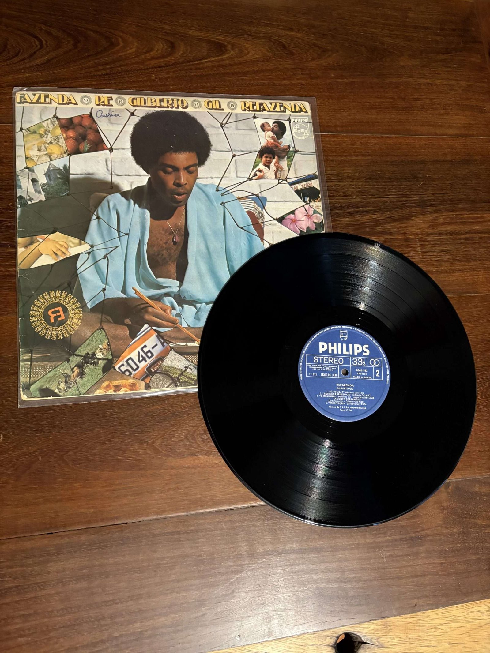 Lp Gilberto Gil - Refazenda (1975) - Imagem 3
