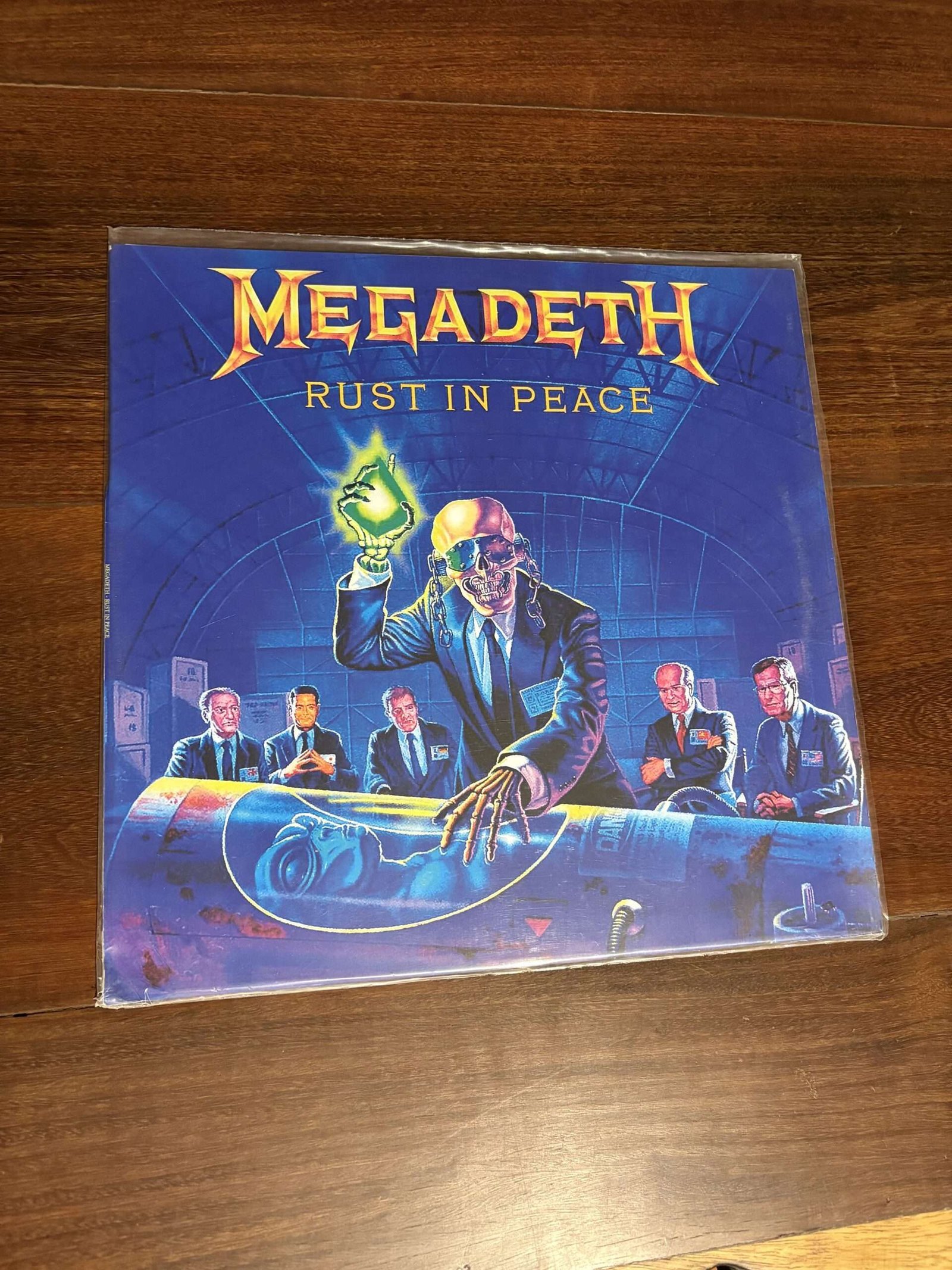 Lp Megadeth - Rust In Peace (1990) Capa Reimpressa