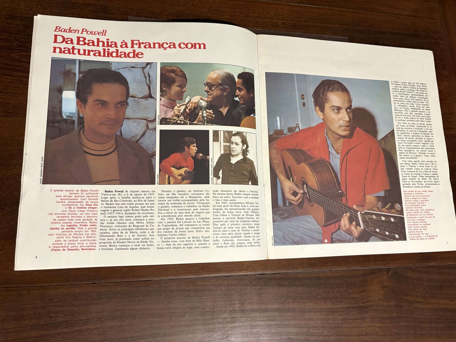 Lp Baden Powell e a Bossa Nova - Nova História da Música Popular Brasileira (1979) 10 polegadas - Imagem 3