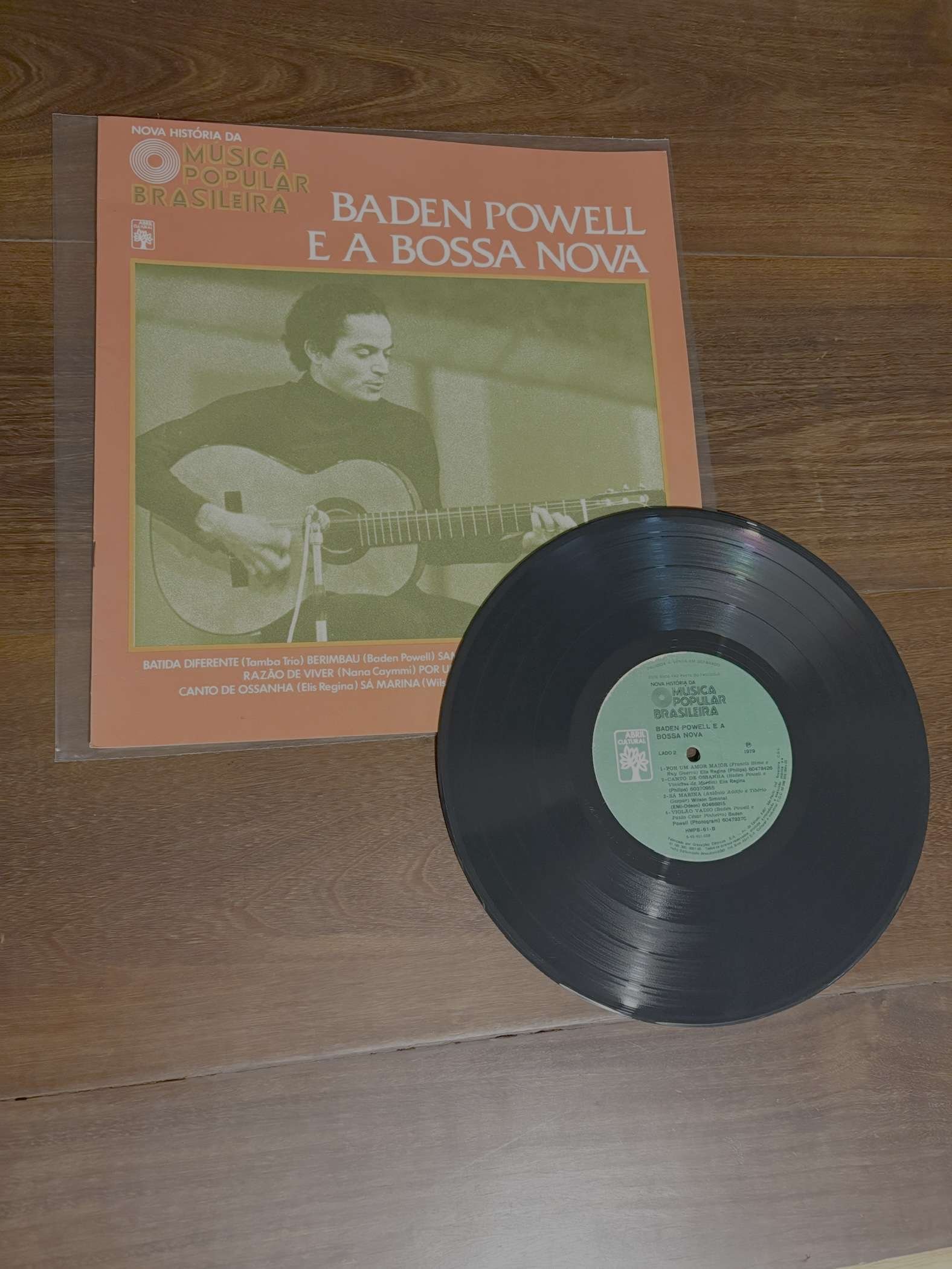 Lp Baden Powell e a Bossa Nova - Nova História da Música Popular Brasileira (1979) 10 polegadas - Imagem 4