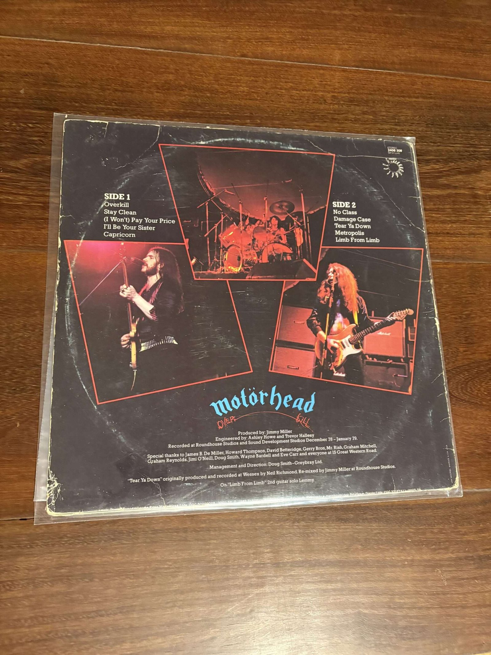 Lp Motörhead - Overkill (1979) - Imagem 2