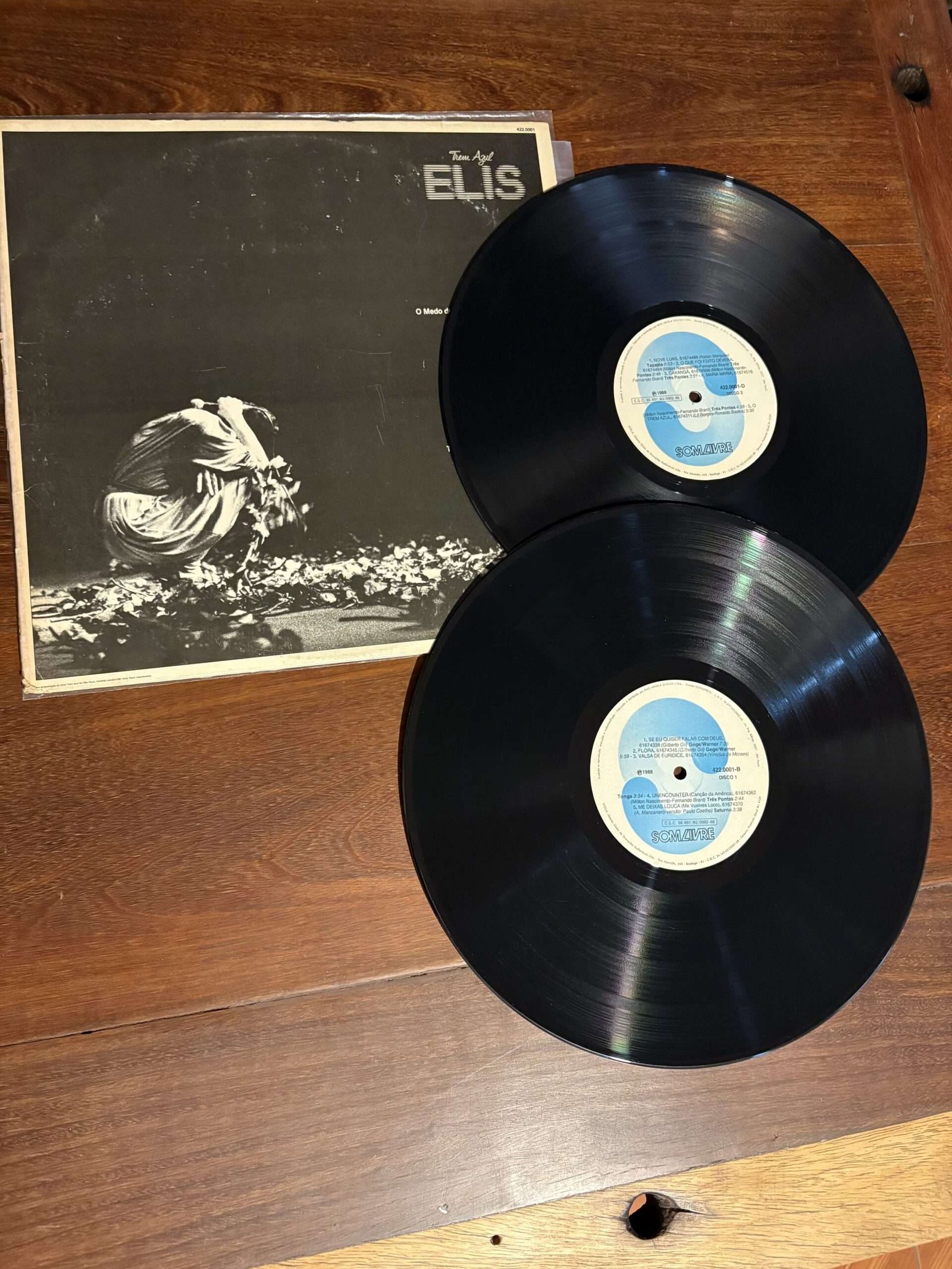 Lp Elis Regina - Trem Azul (1982) Duplo - Imagem 4