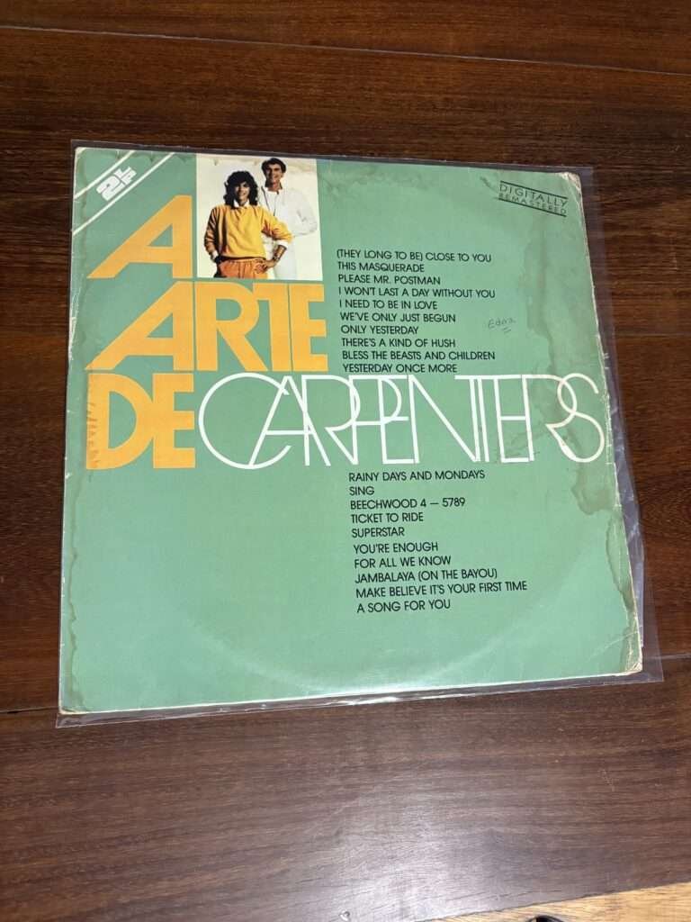 Lp Carpenters - A Arte de Carpenters (1987) Duplo